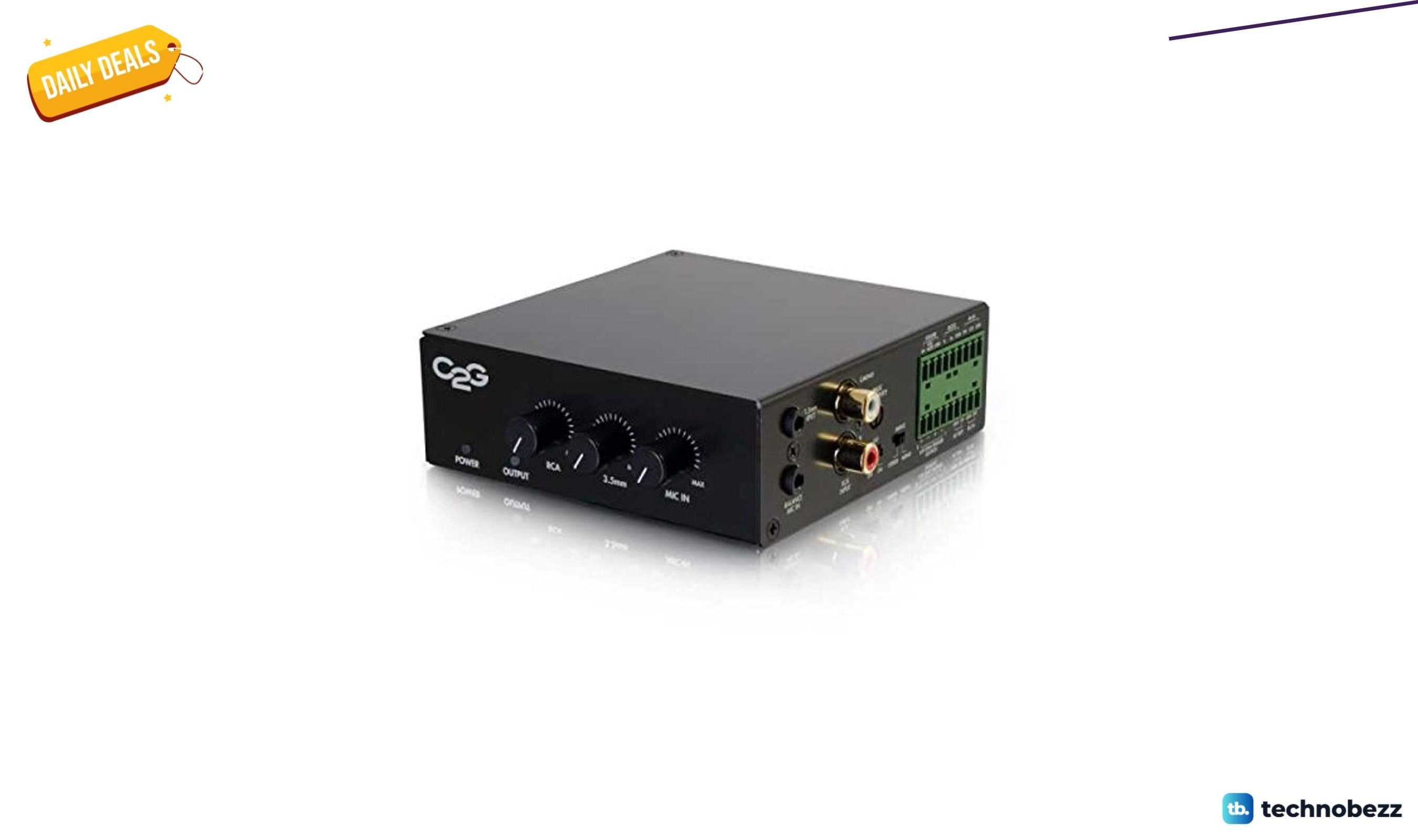Legrand - C2G Audio Amplifier, Black Audio discounted to $242.13