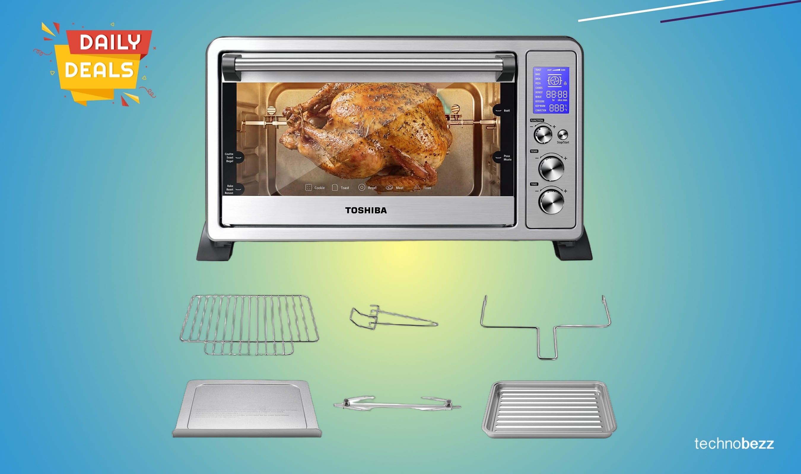 Toshiba 10-in-1 Convection Toaster Oven drops to $99.99 on Amazon