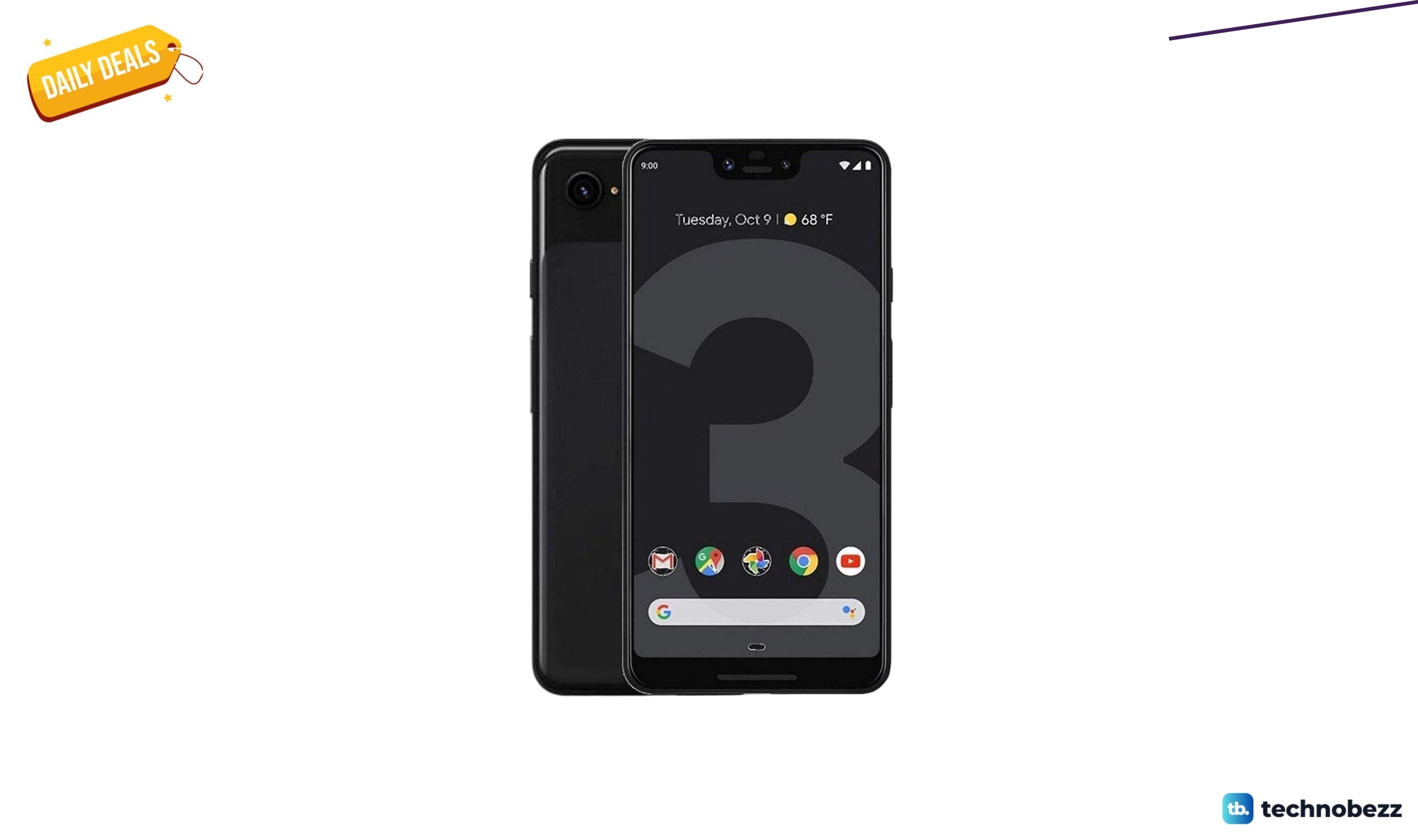 Google Pixel 3 5.5 QHD+ with IP68 water resistance drops to $467.41
