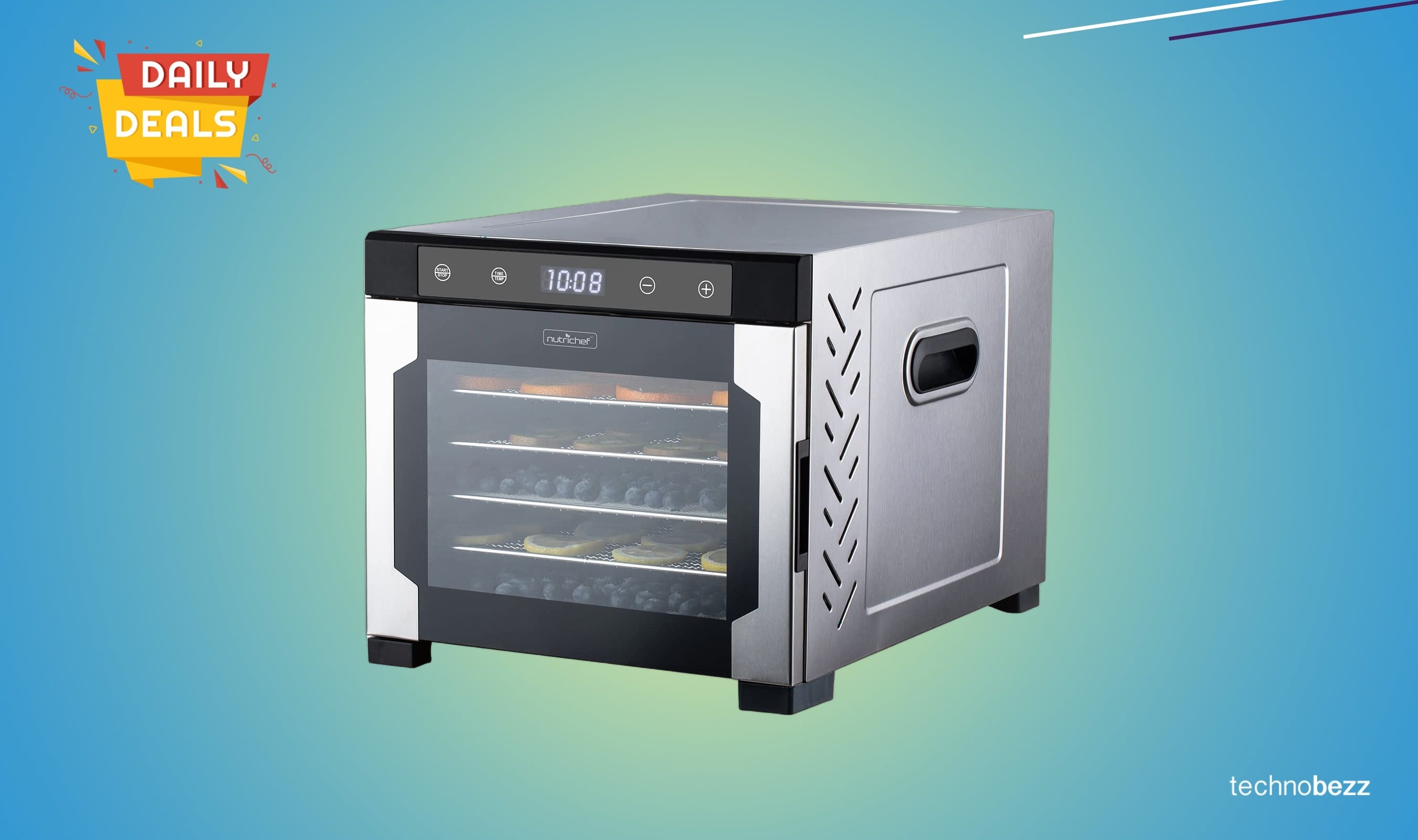 NutriChef Electric Food Dehydrator drops to $144.28 on Amazon