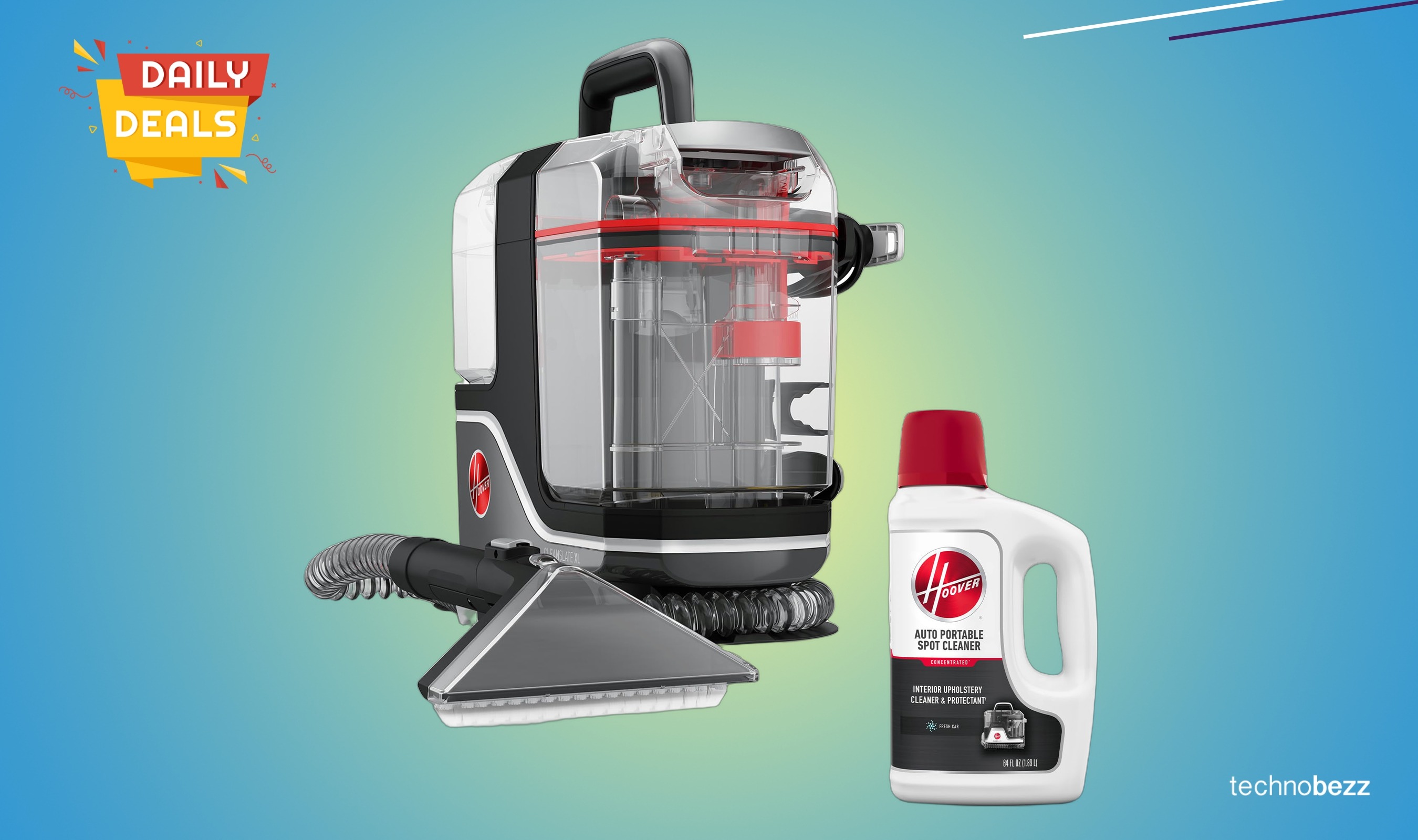 Hoover CleanSlate XL portable carpet cleaner drops to $165.98