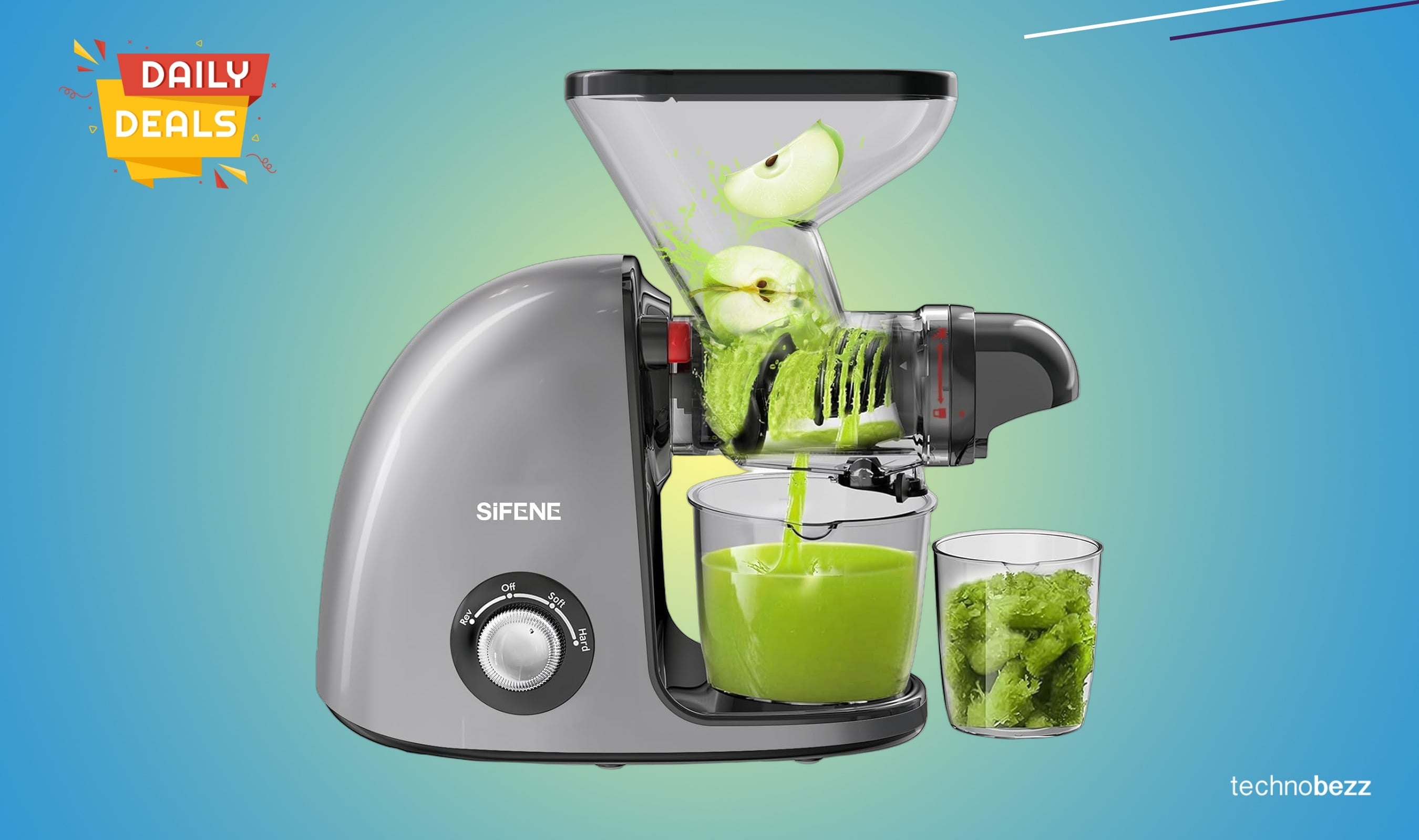 SIFENE Cold Press Juicer Machine price drops to $53.03