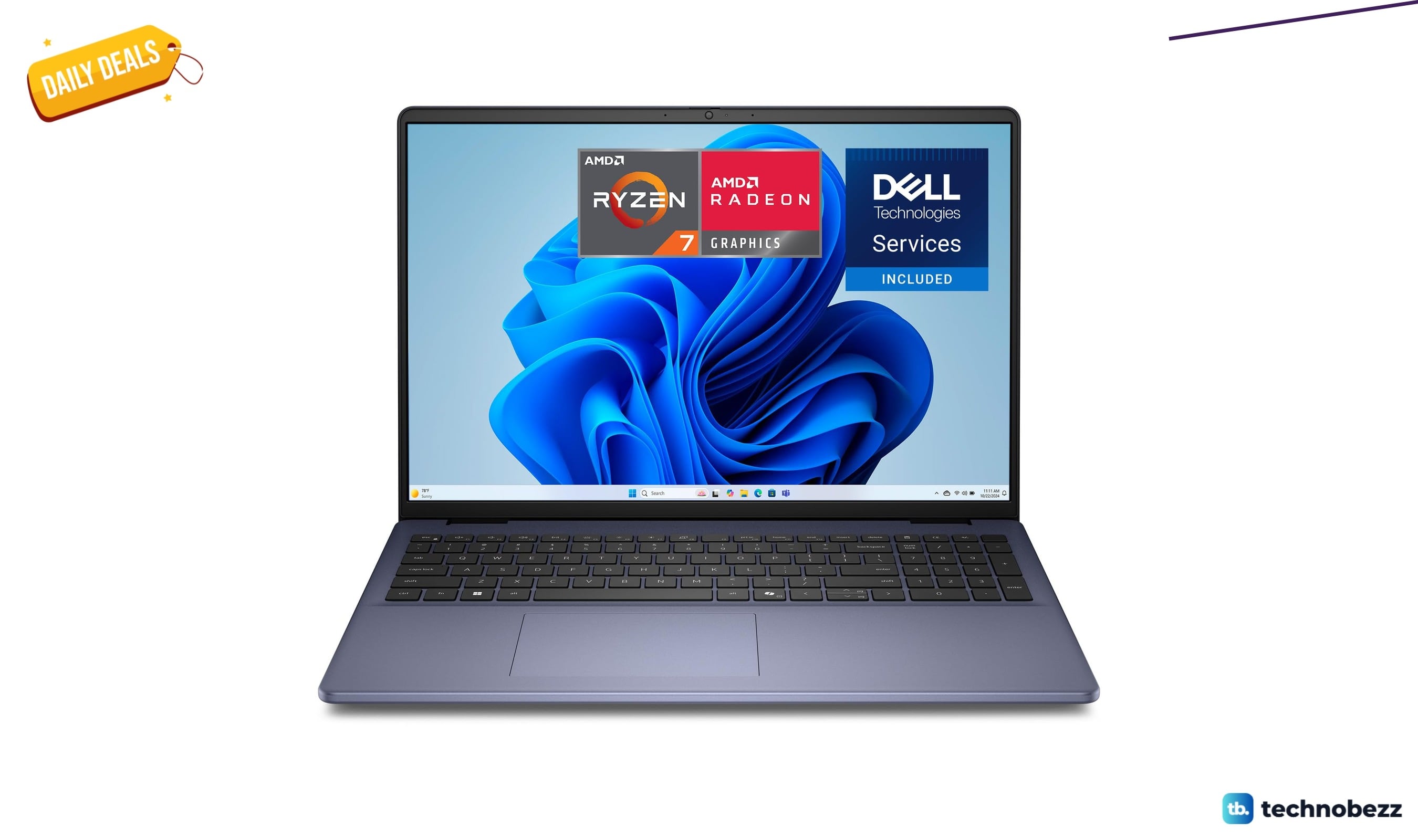 Dell 16 DC16256- FHD+ 300nits Display with AMD Ryzen 7 drops to $769.95