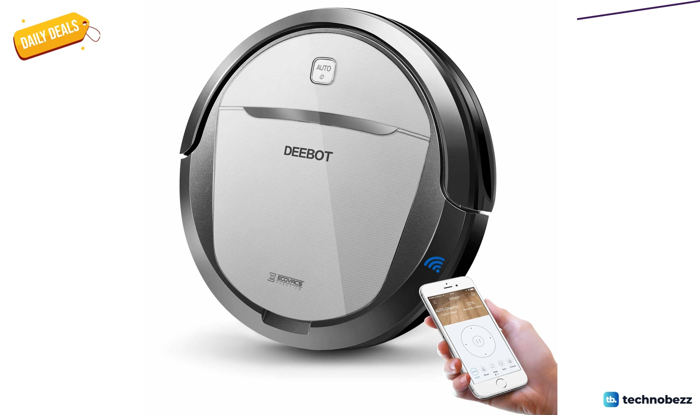 ECOVACS Deebot M80 Pro Robot Vacuum Cleaner drops to $233.77