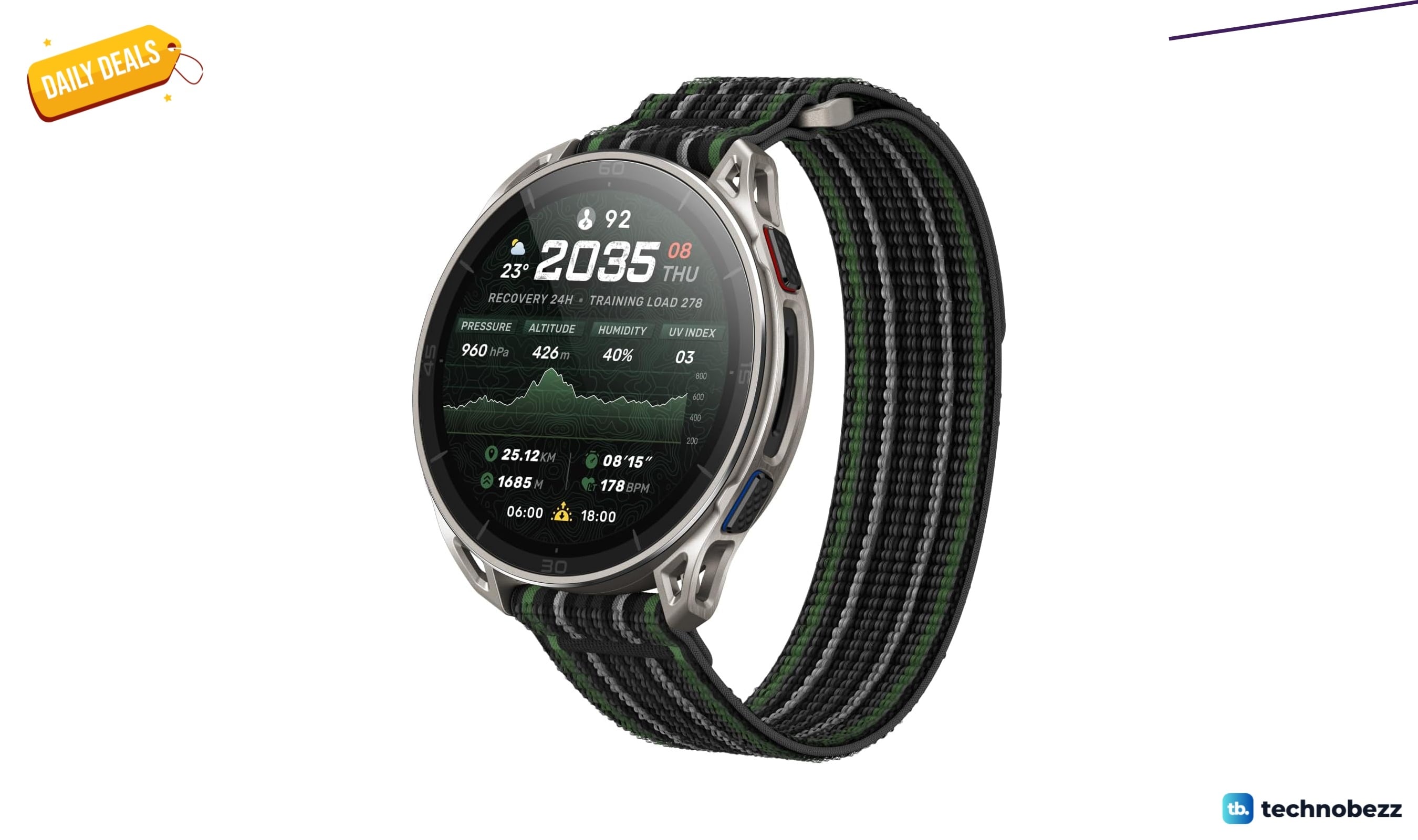 Amazfit Cheetah 2 Ultra Smart Watch 1.5" price drops to $499.99