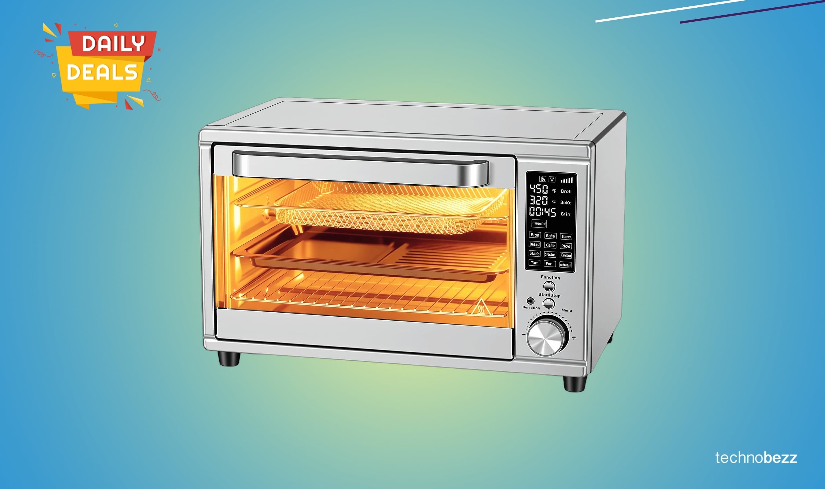 OLIXIS Air Fryer Toaster Oven Combo Extra drops to $102.99