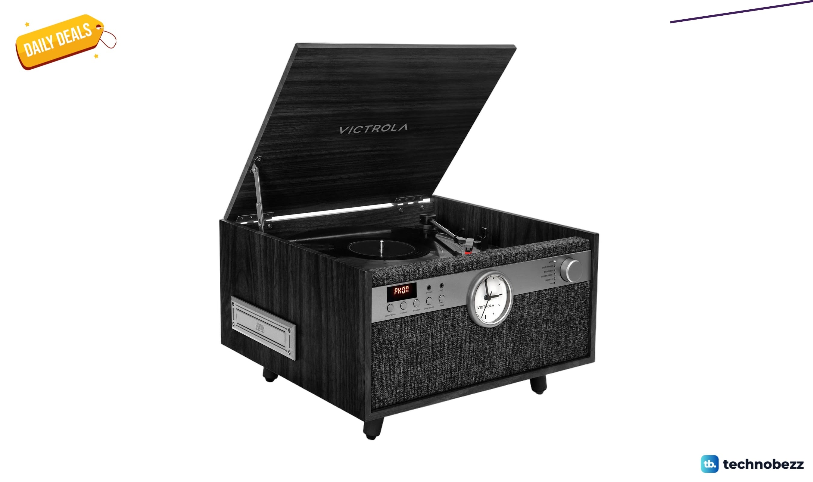 Victrola Century Signature+ 6-in-1 Vinyl Record drops to $150.28