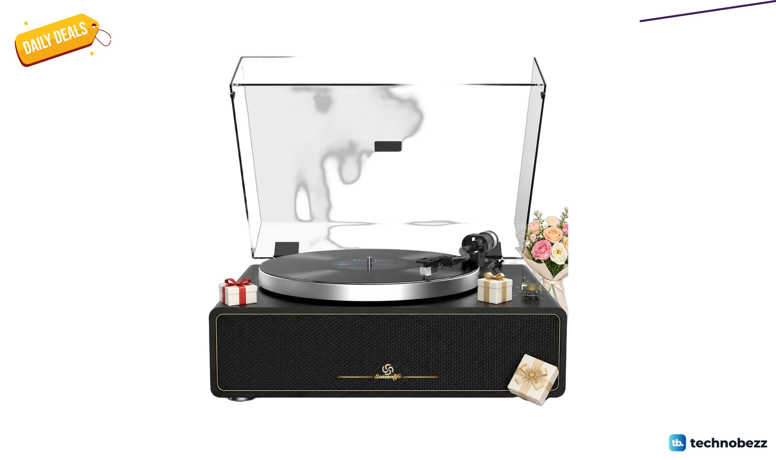 Seasonlife® All-in-One Record Player now selling for $169.98