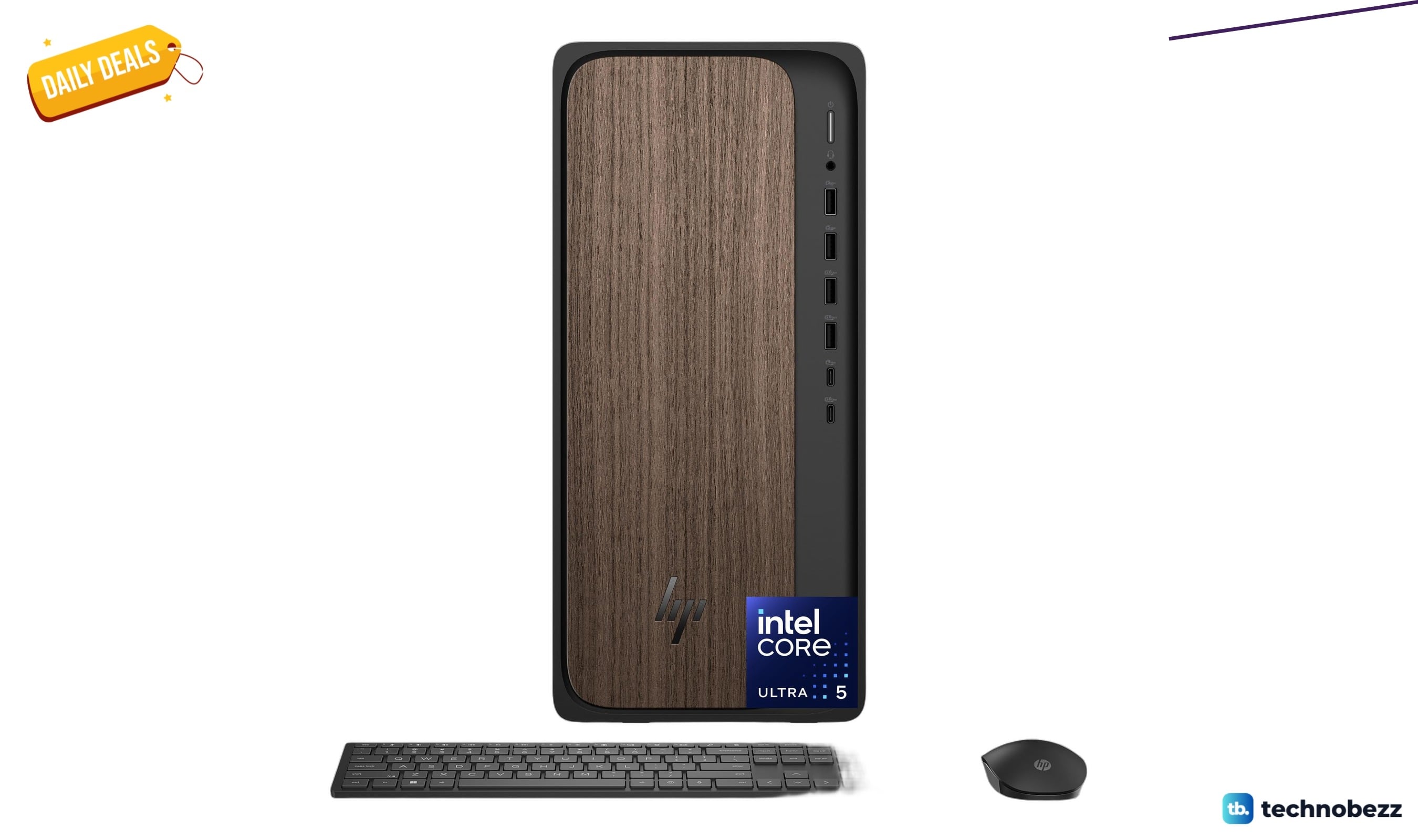 HP OmniDesk Desktop PC with Intel Core Ultra drops to $701.99
