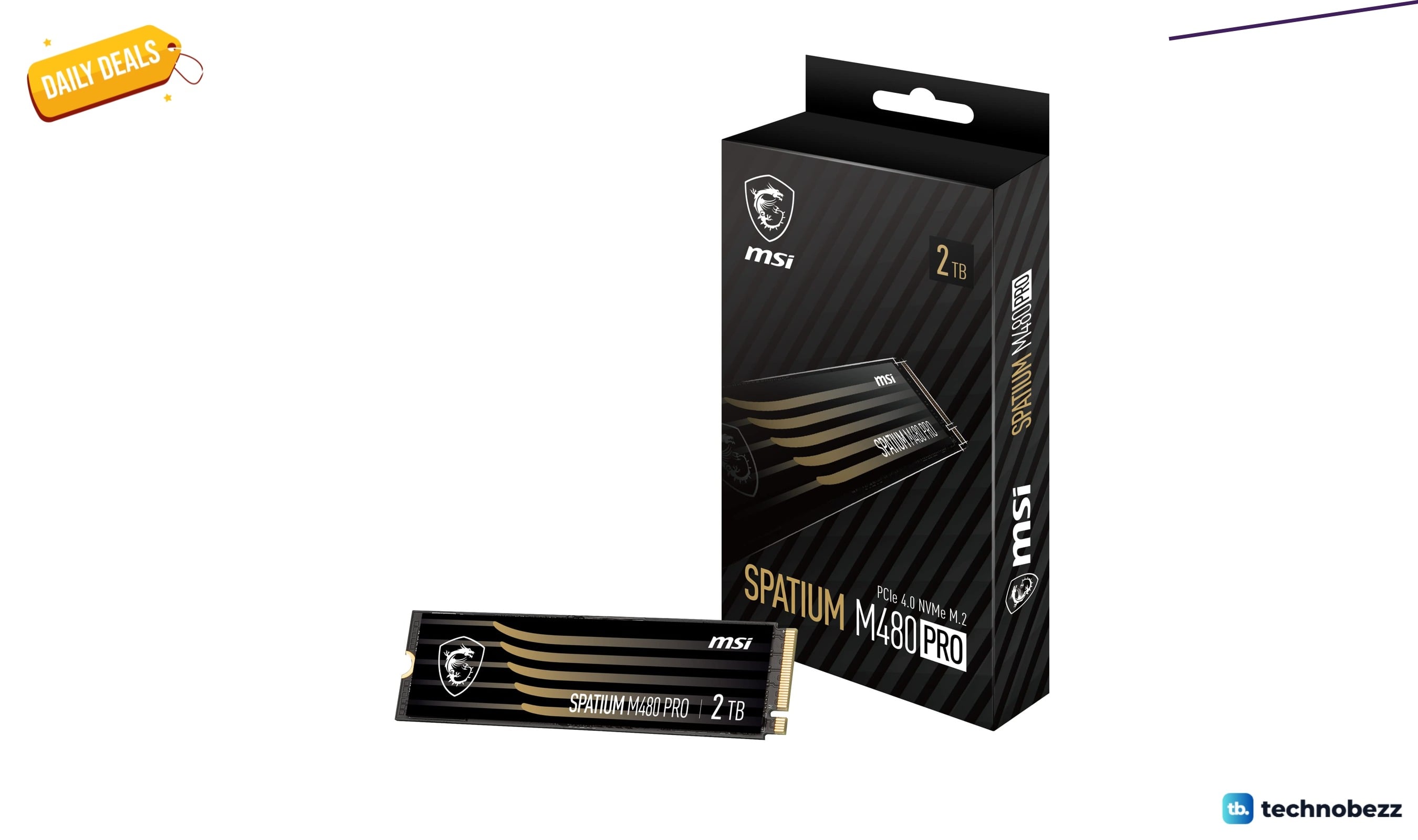 msi SPATIUM M480 PRO PCIe 4.0 NVMe drops to $399