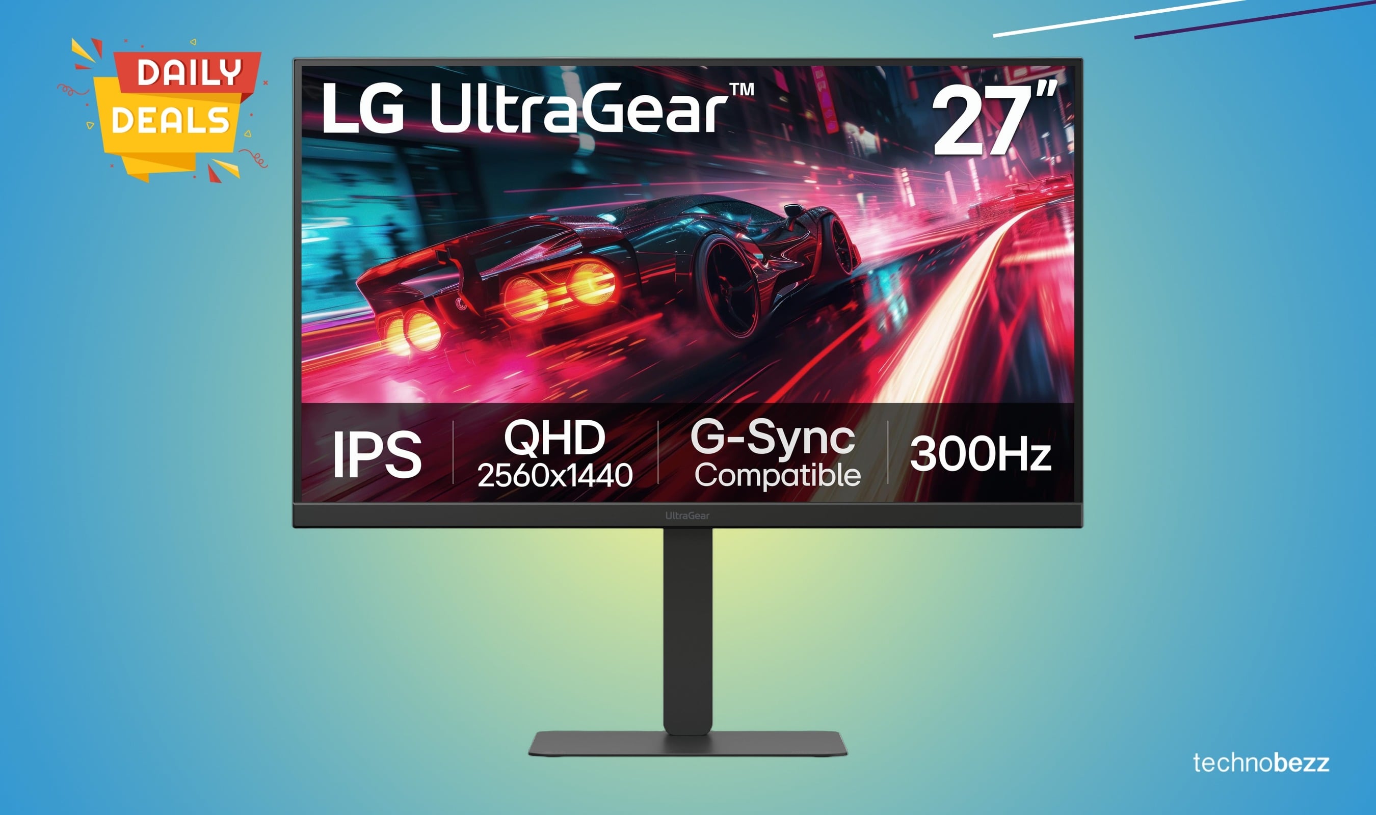 LG Ultragear QHD 300Hz Gaming Monitor drops to $229