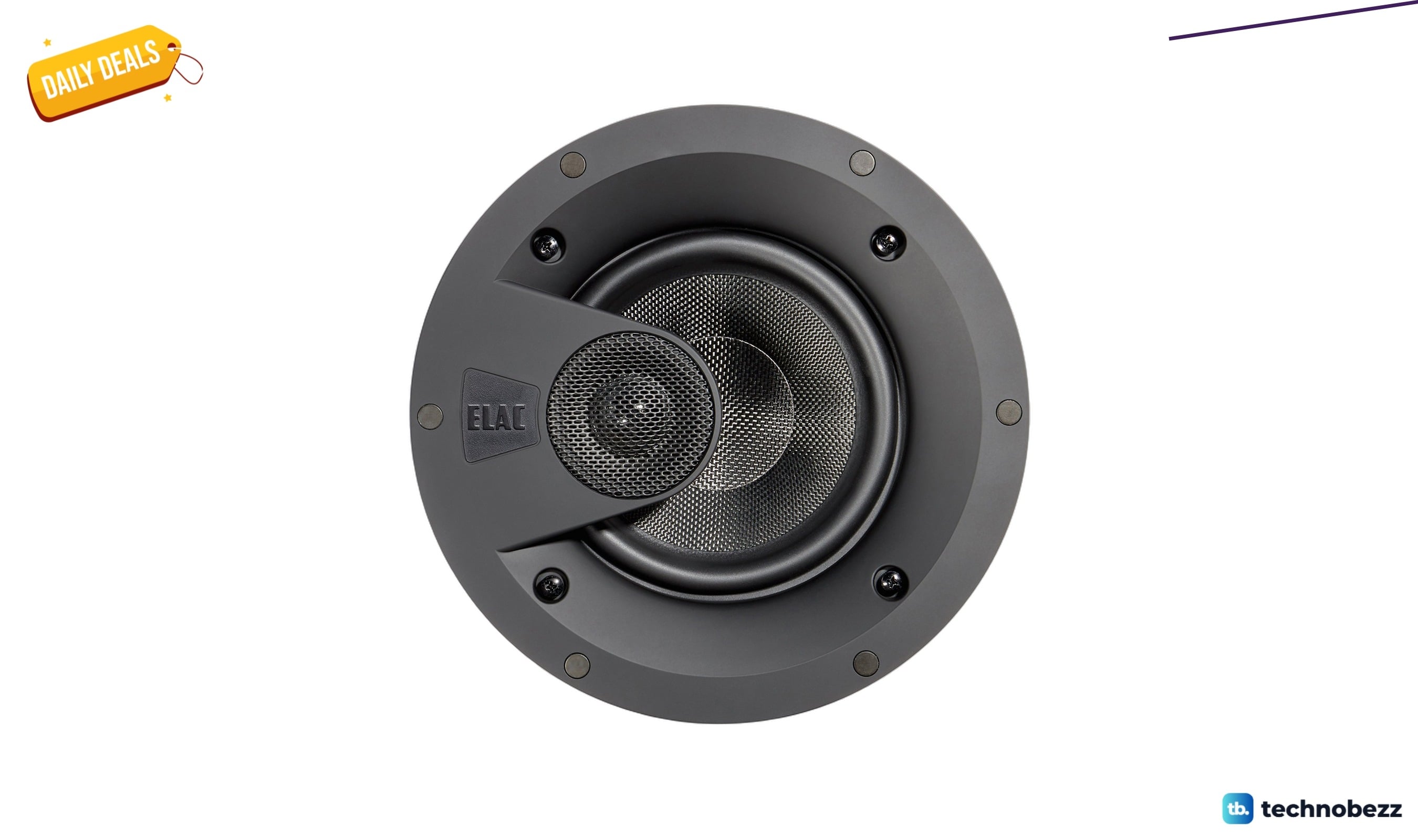 Elac Debut IC-D61-W Custom In-Ceiling Speaker drops to $176.80