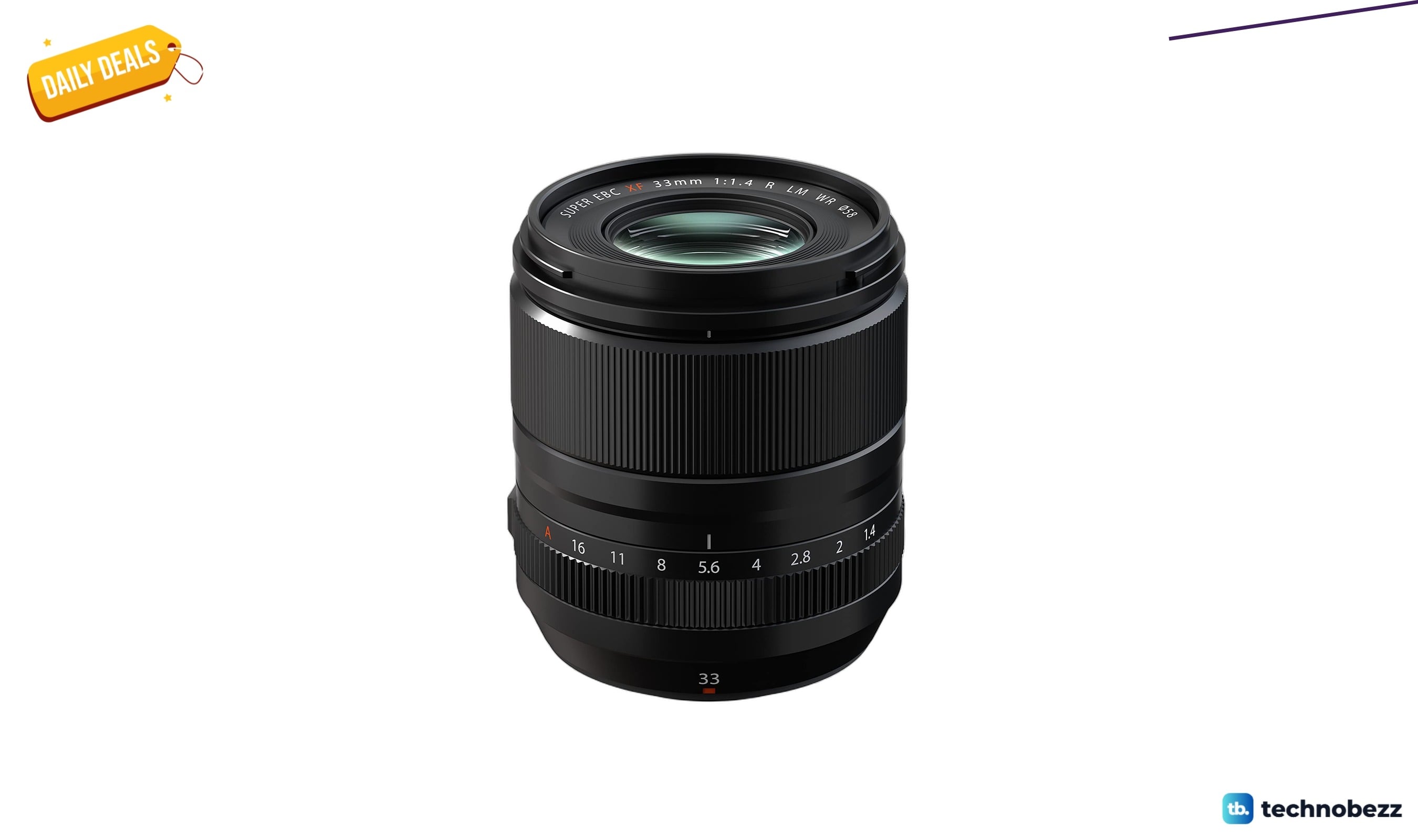Fujifilm XF33mmF1.4 R LM WR lens drops to $789.95 at Amazon