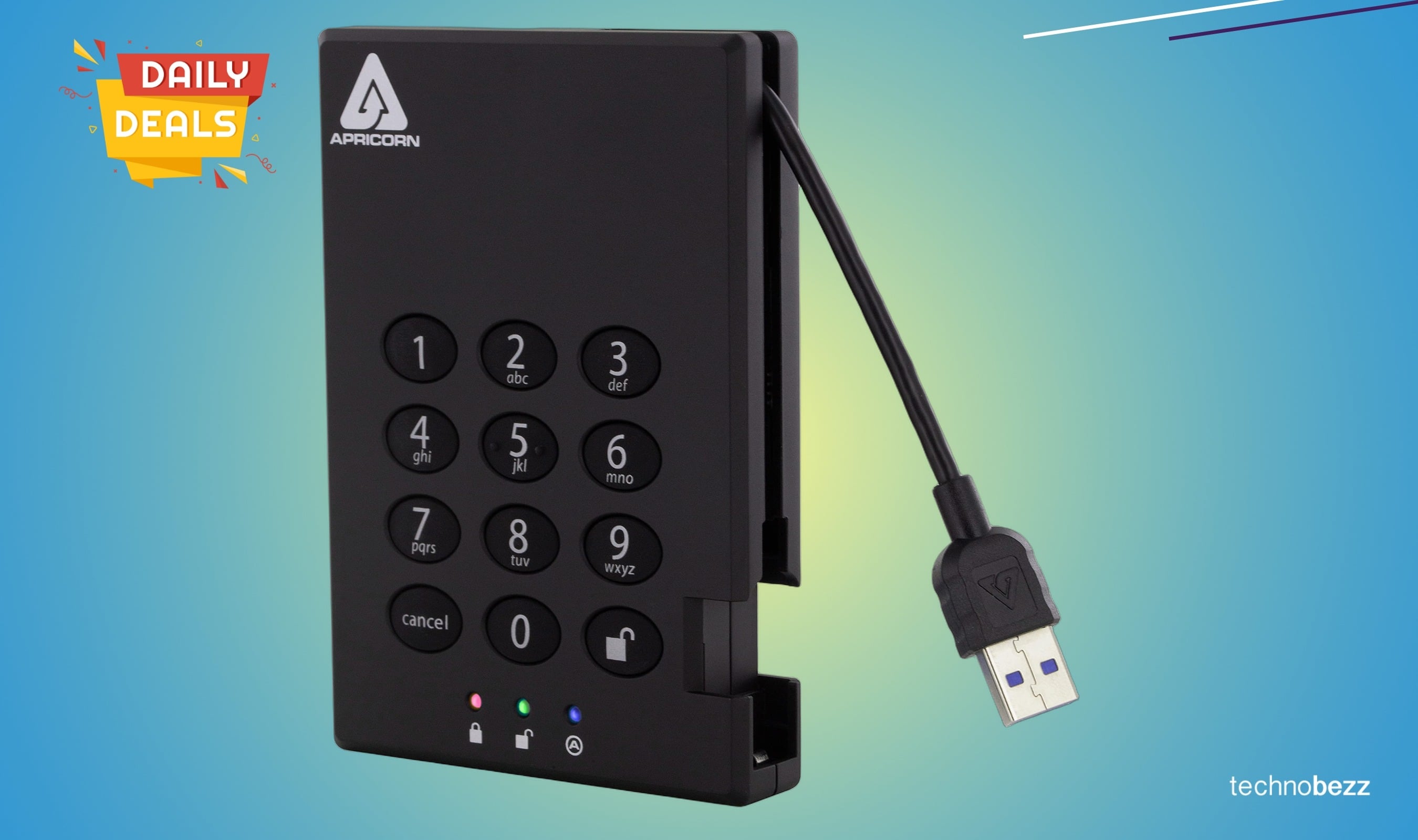 Apricorn Aegis Padlock SSD drops to $1306.44 from $1475.89