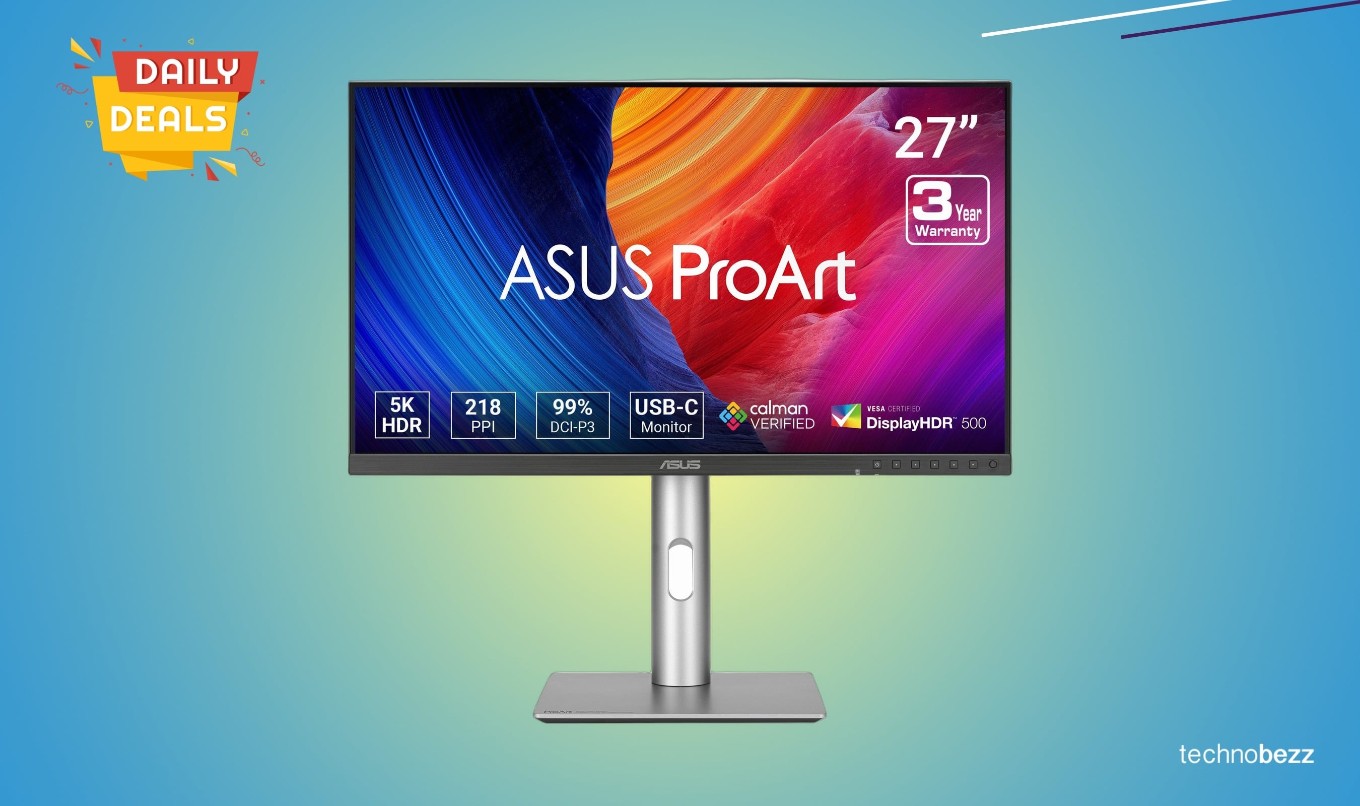 ASUS ProArt Display 27-inch 5K HDR Professional falls to $736.99