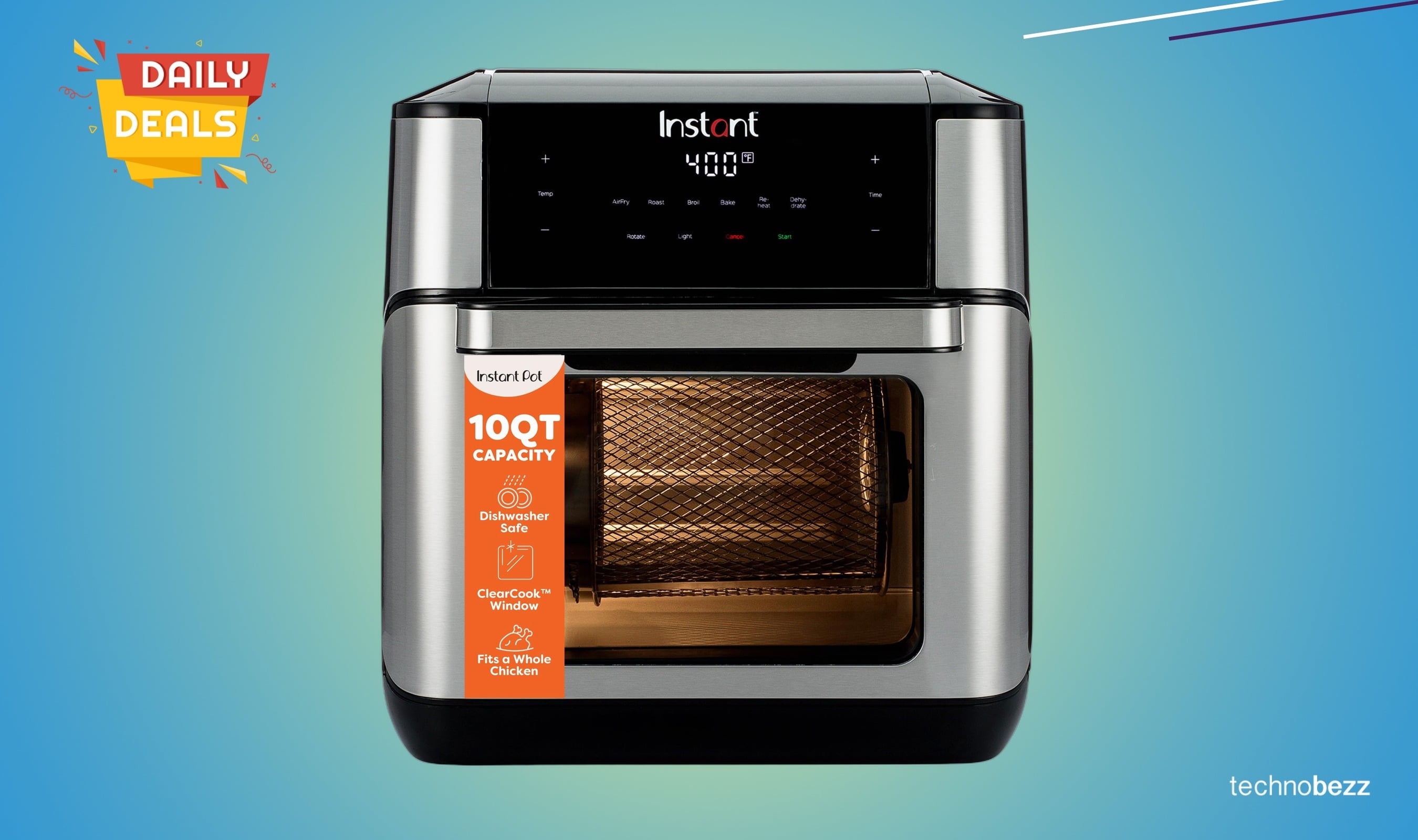 Instant Pot 10QT Air Fryer drops to $119.99 on Amazon