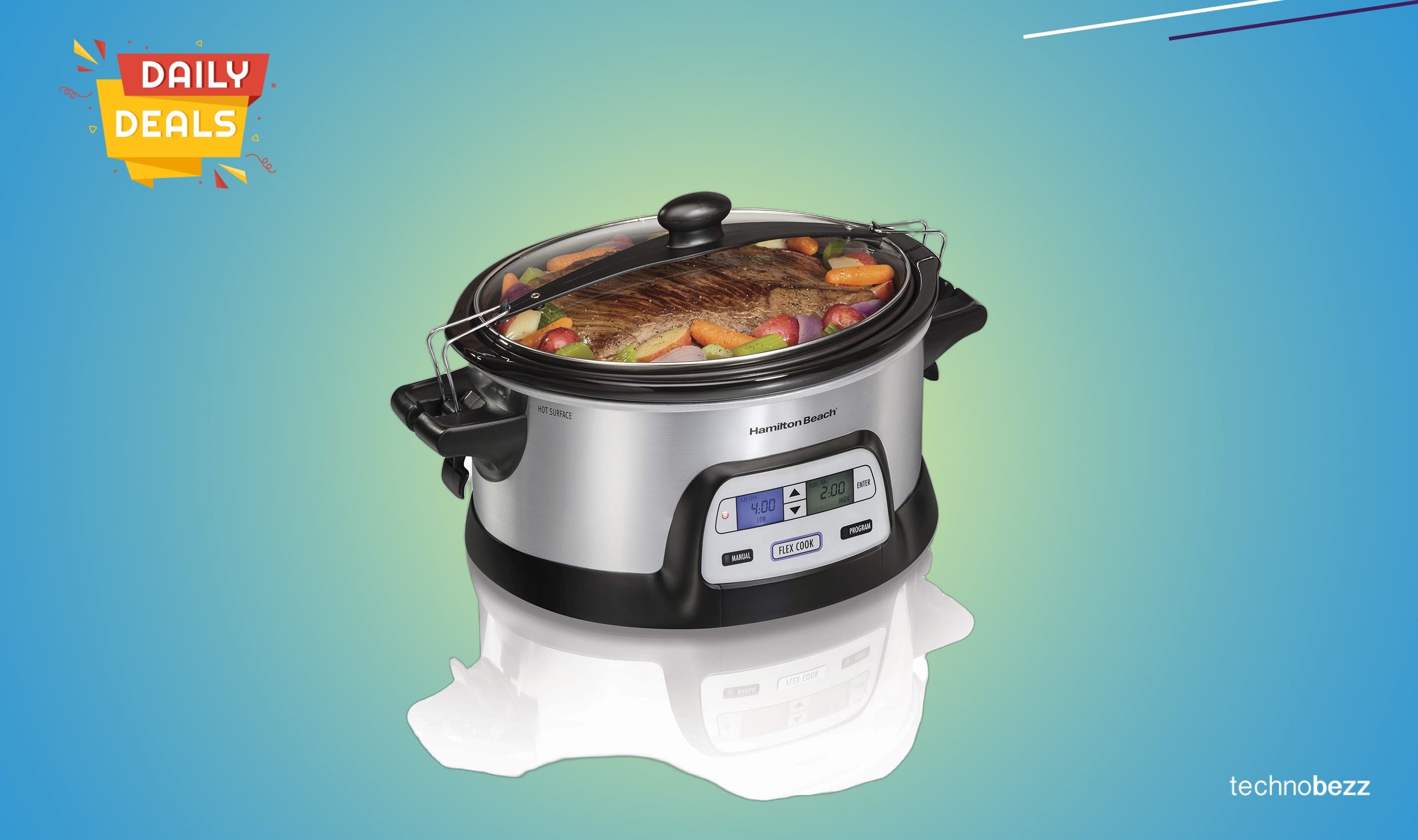 Hamilton Beach 33861 Portable Programmable Slow Cooker drops to $54.99
