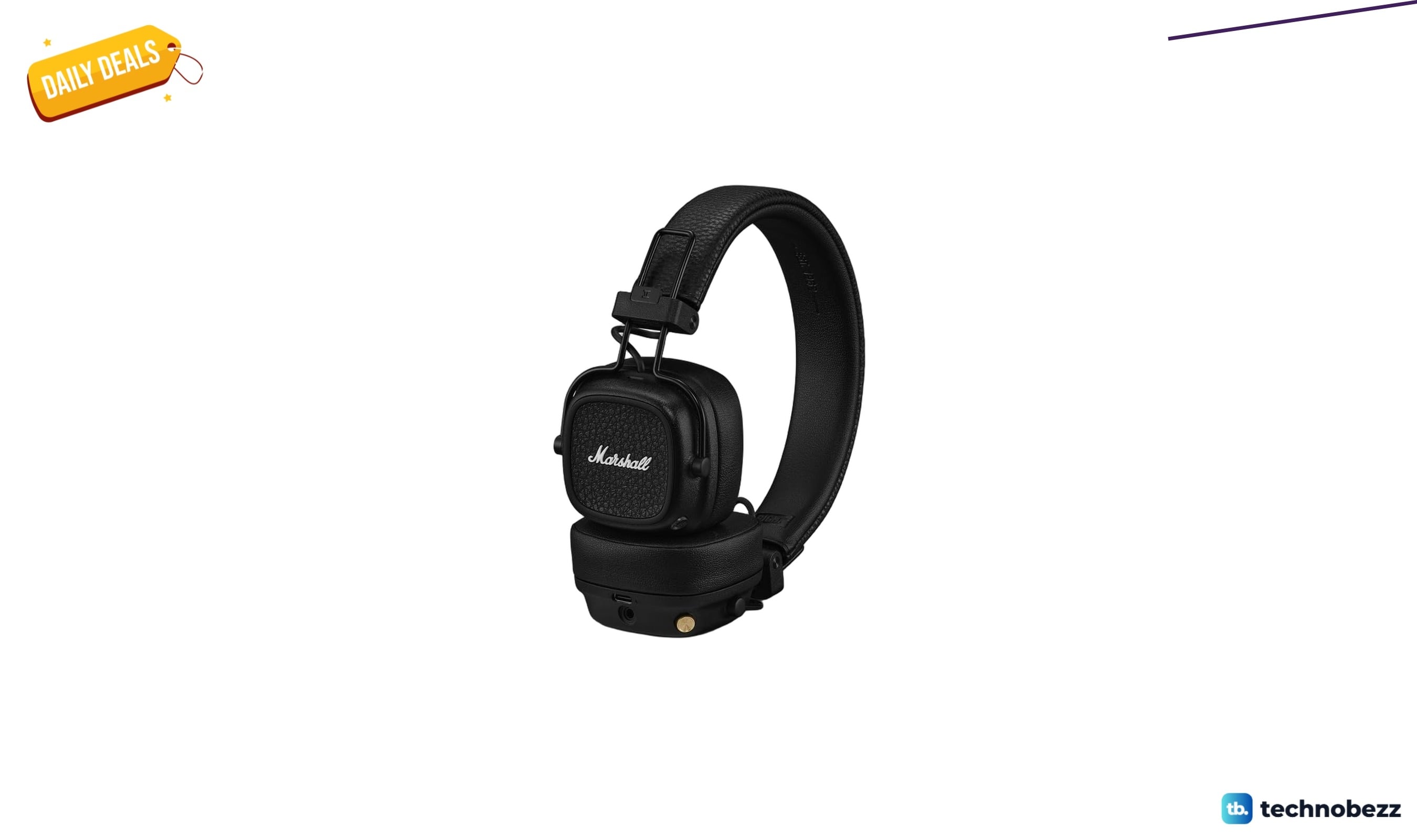 Marshall Major V headphones discounted to $89.99 with 100-hour battery life