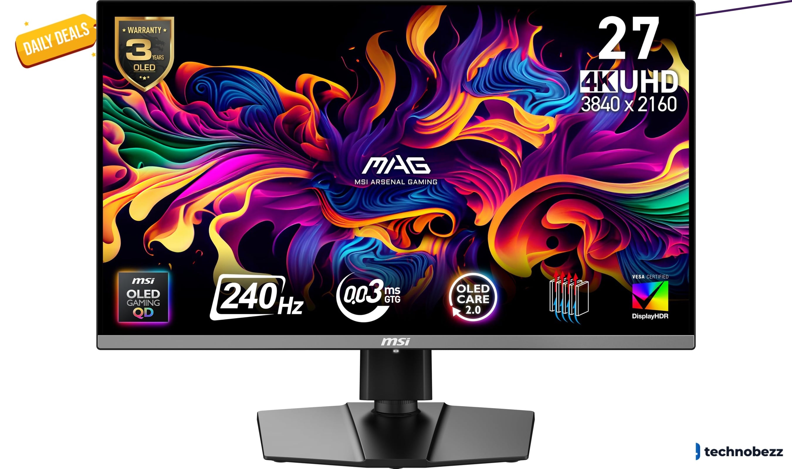 msi MAG 272UP QD-OLED X24 4K UHD sees price cut to $649.99