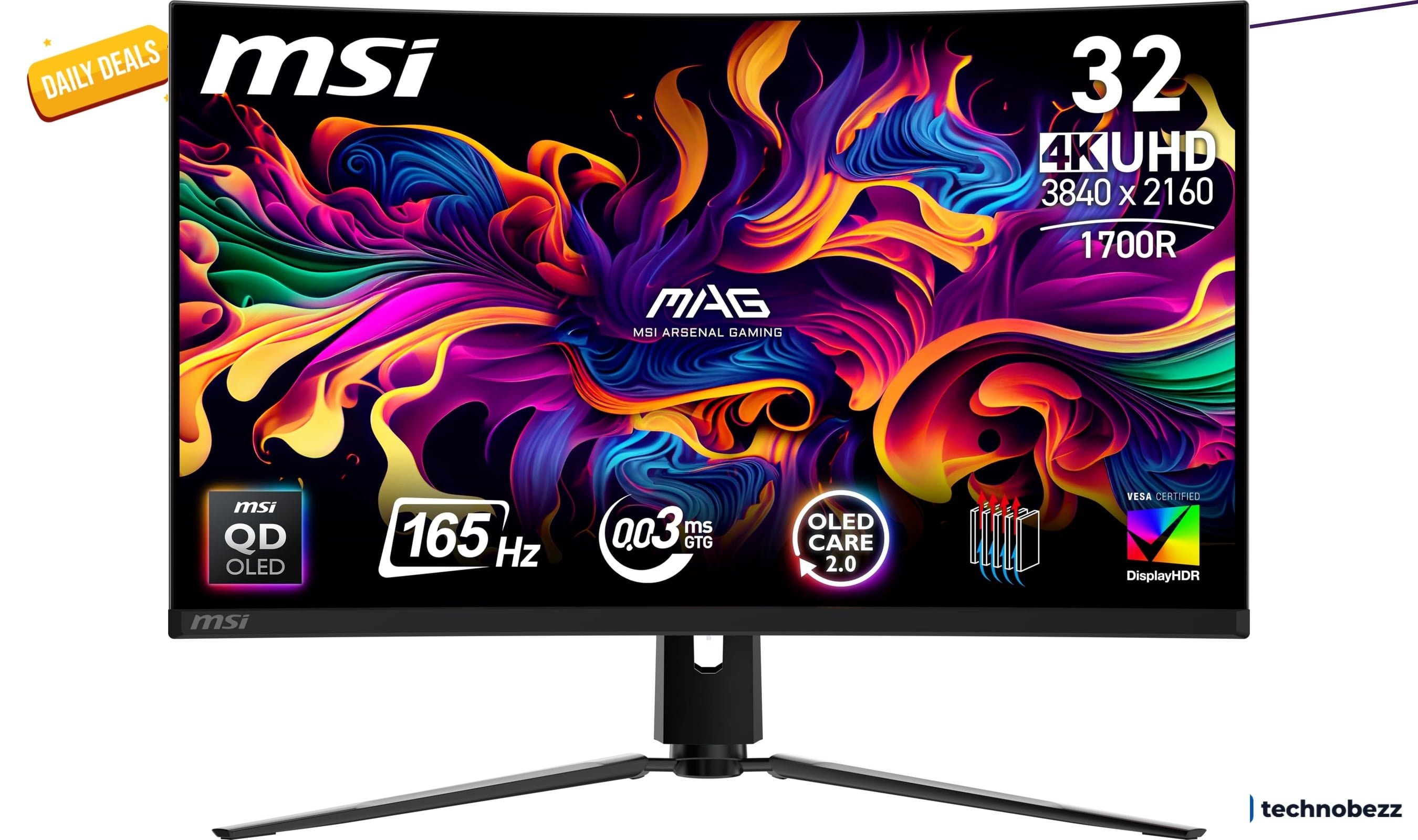MSI MAG 321CUP QD-OLED 4K UHD Monitor Drops to $725.54 on Amazon