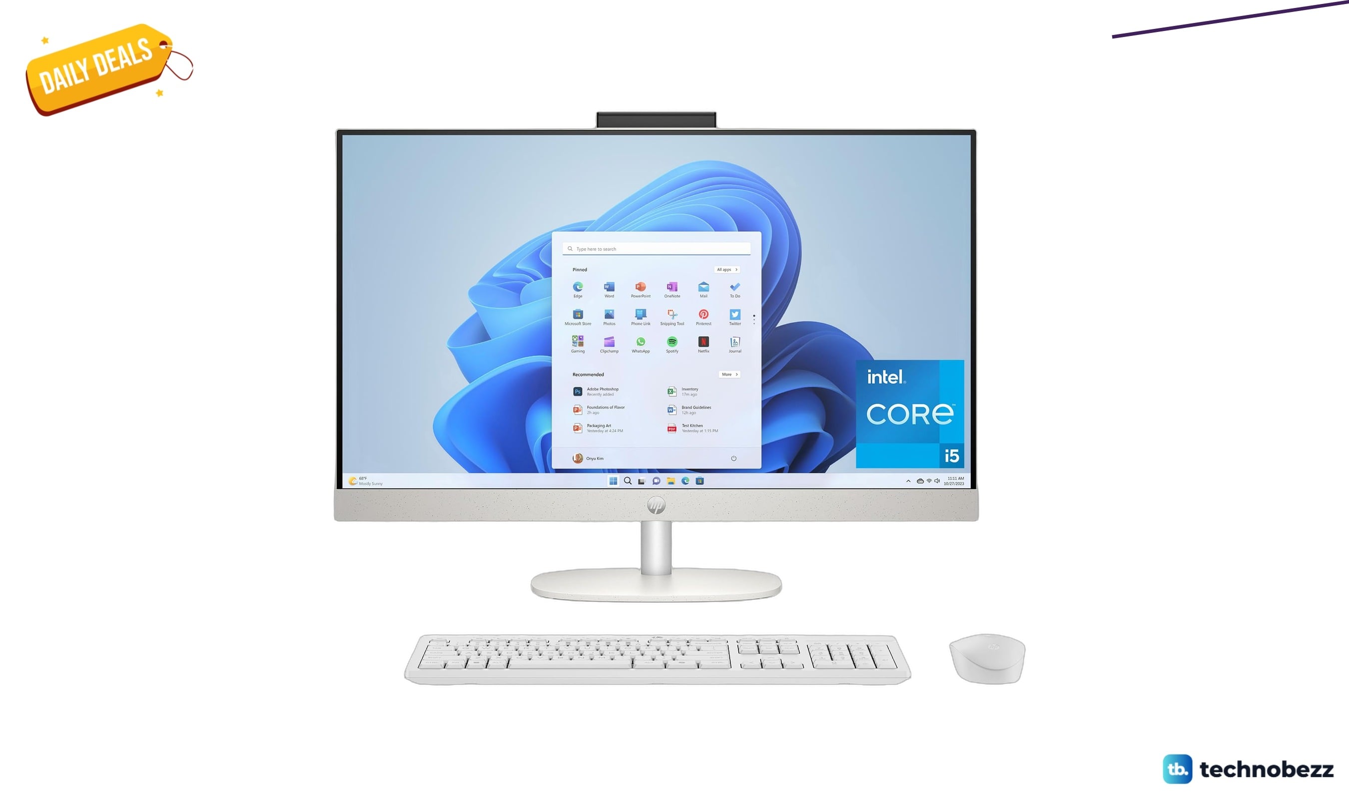 HP 27 All-in-One Desktop PC with FHD Touchscreen drops to $822.37