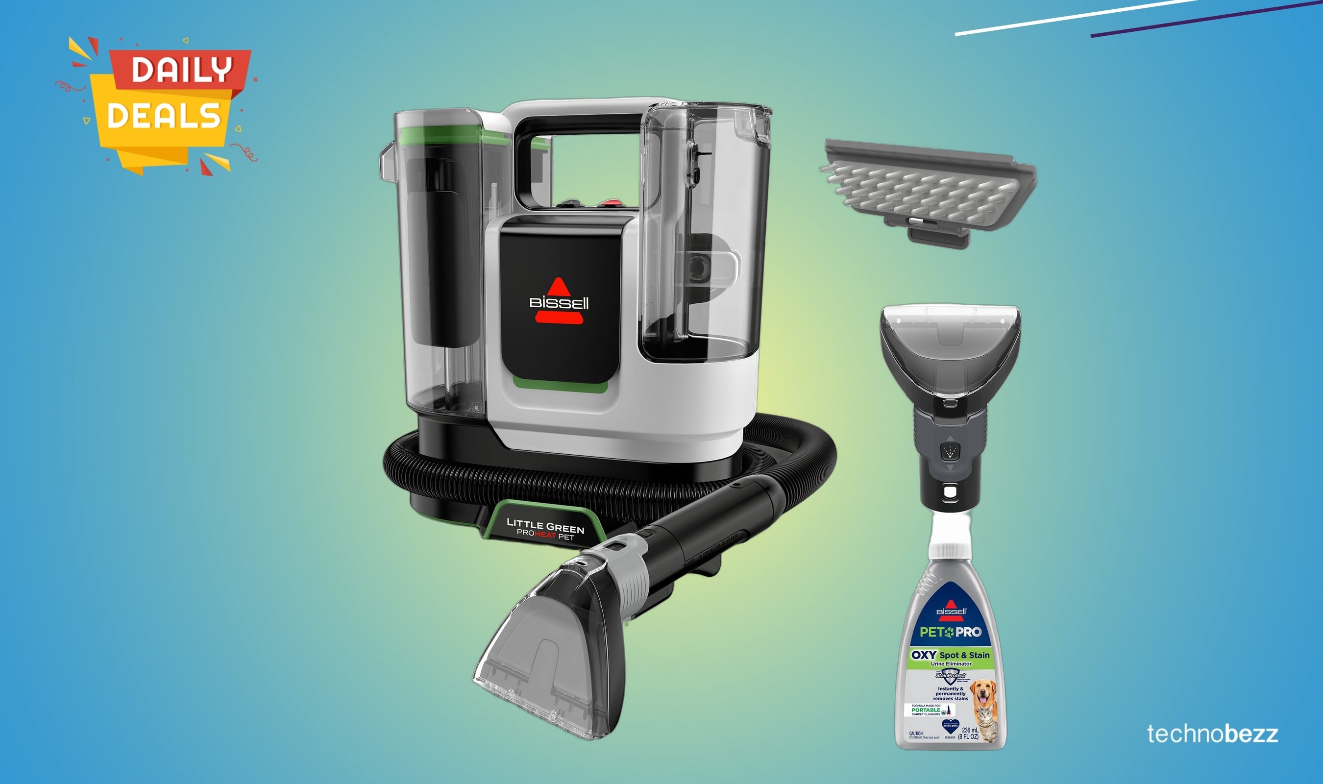 BISSELL Little Green Proheat Pet portable cleaner drops to $129.99