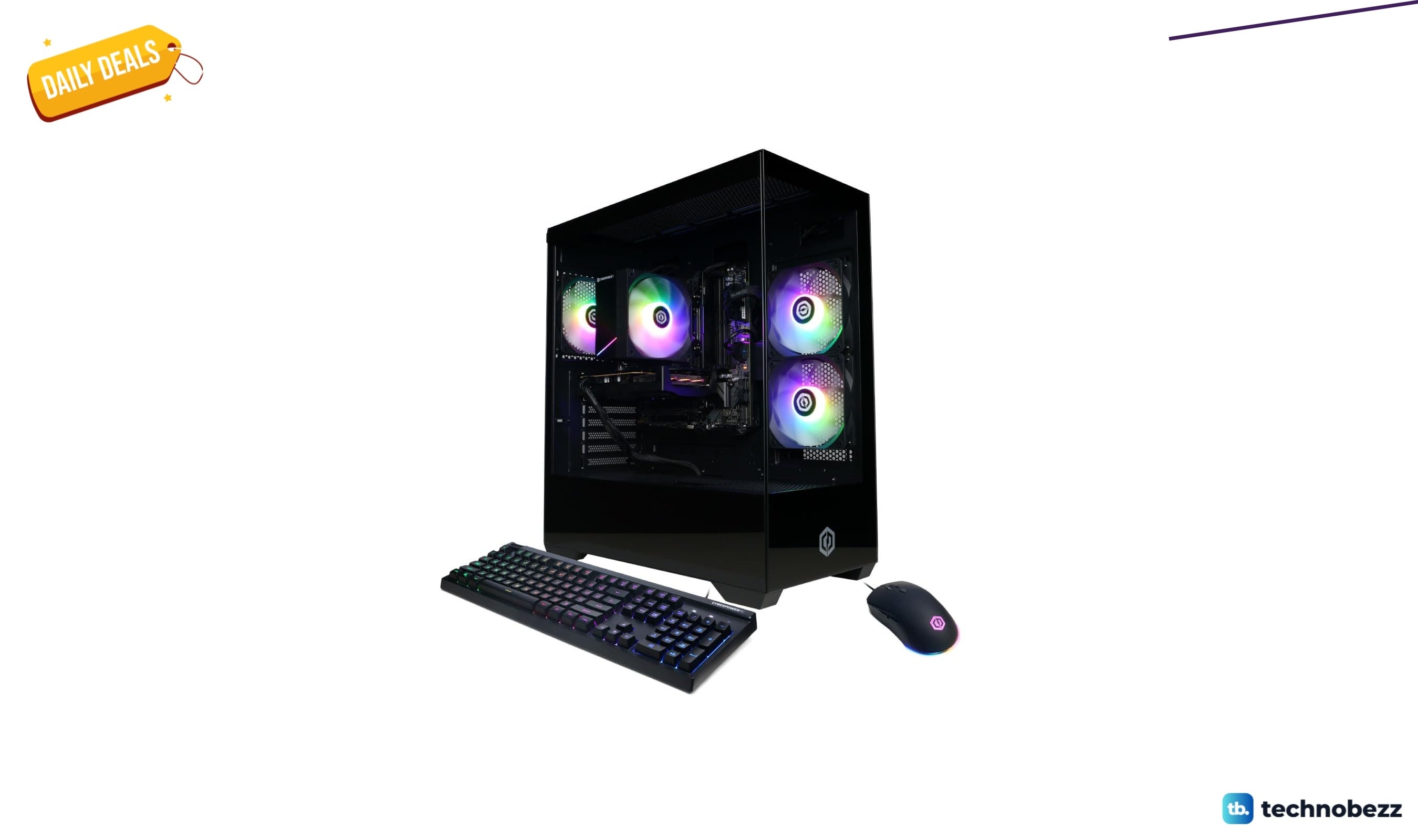 CyberPowerPC Gaming PC with RTX 5060 and Core i5-14400F drops to $1149.99