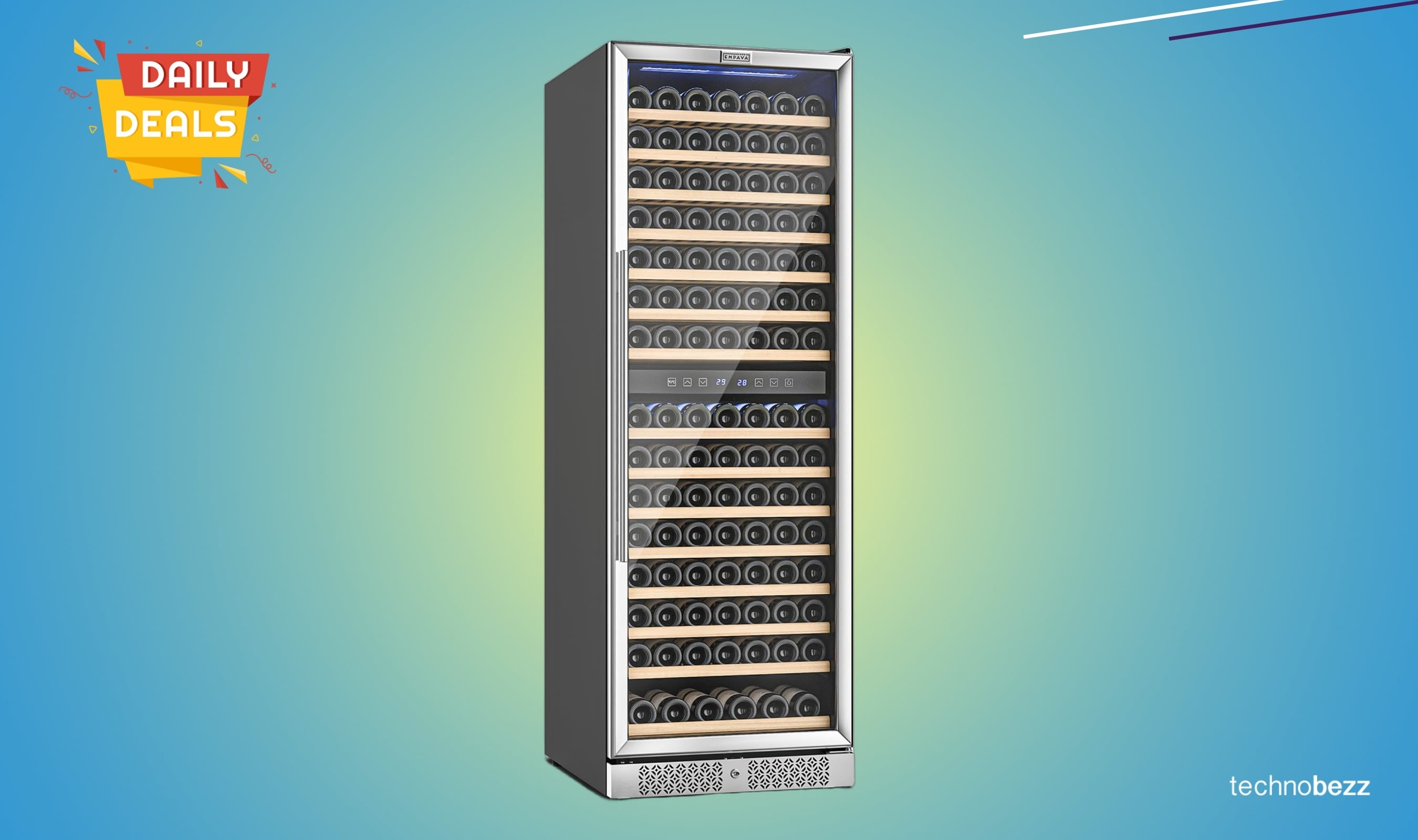 Empava 24 Wine Fridge for 160 Bottles Drops to $1437.99