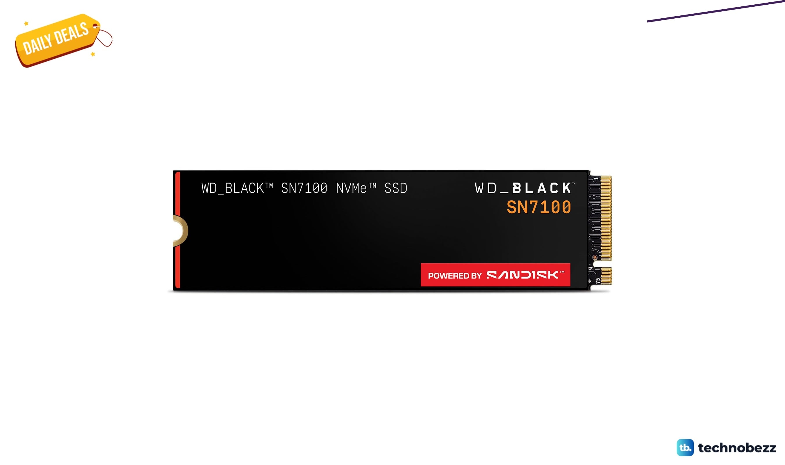 WD_Black SN7100 4TB Gen4 NVMe SSD drops to $589.99 at Amazon