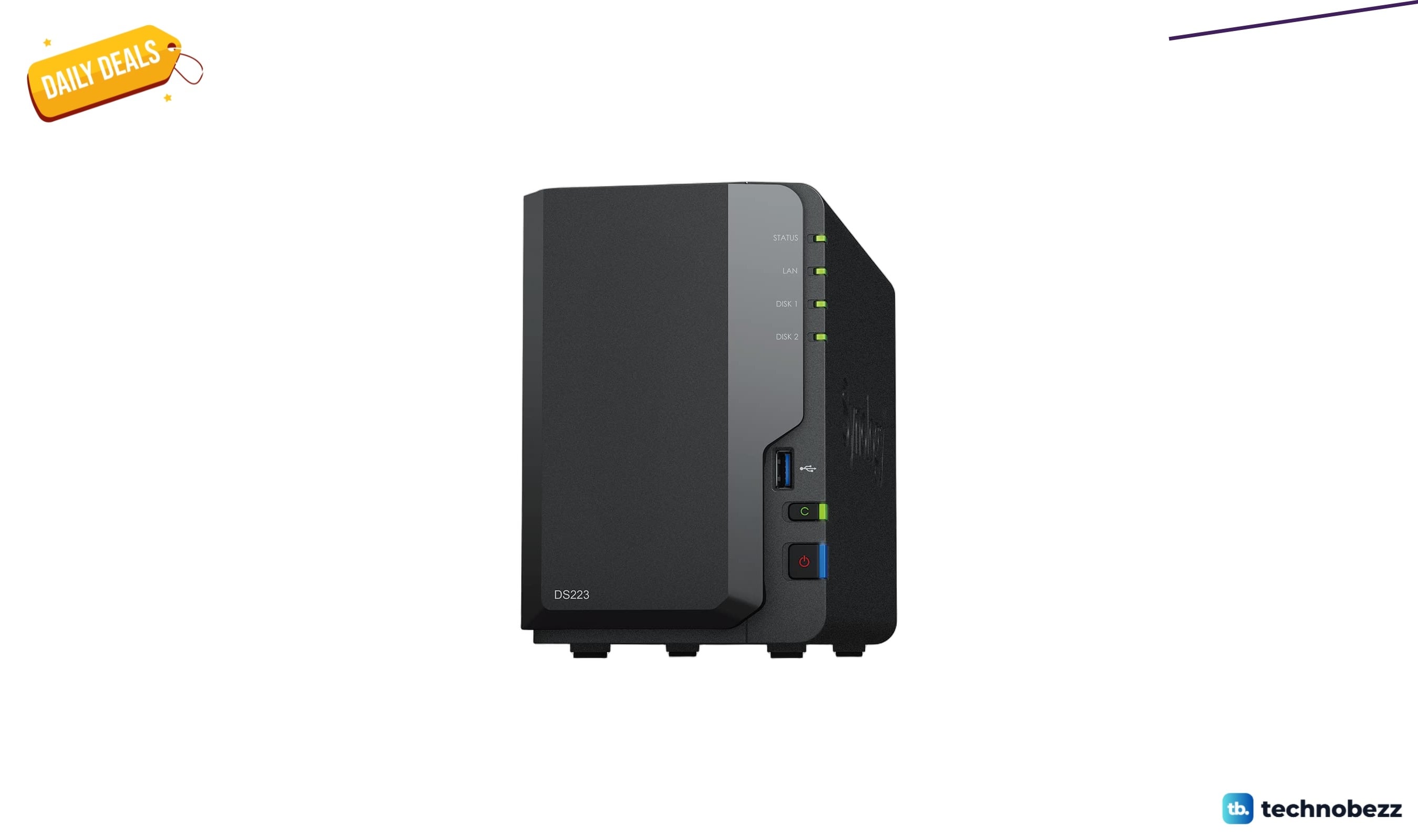 Synology DS223 Home and Office Backup Hub drops to $252.43 on Amazon