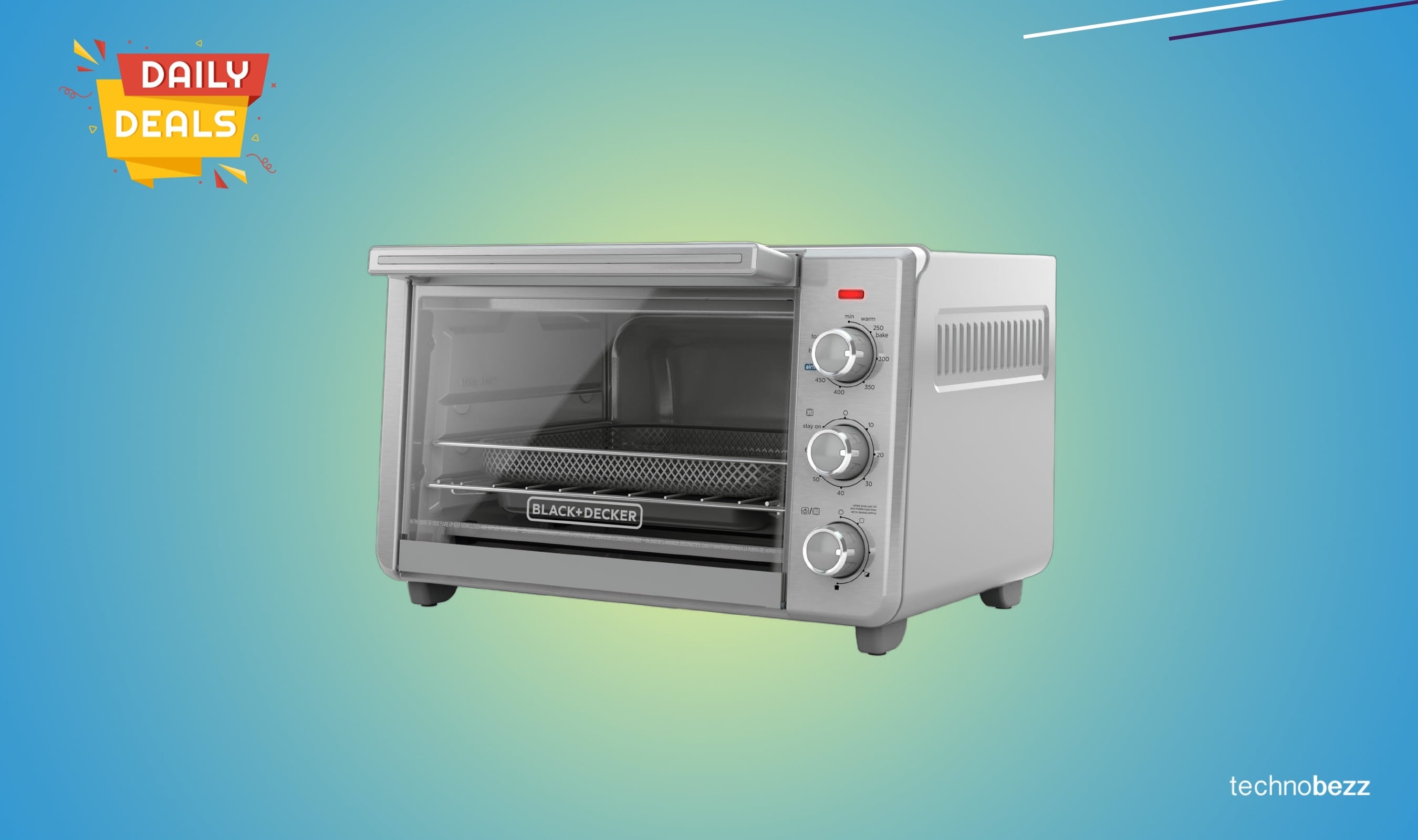 BLACK+DECKER Crisp 'N Bake Air Fryer Countertop drops to $79.99