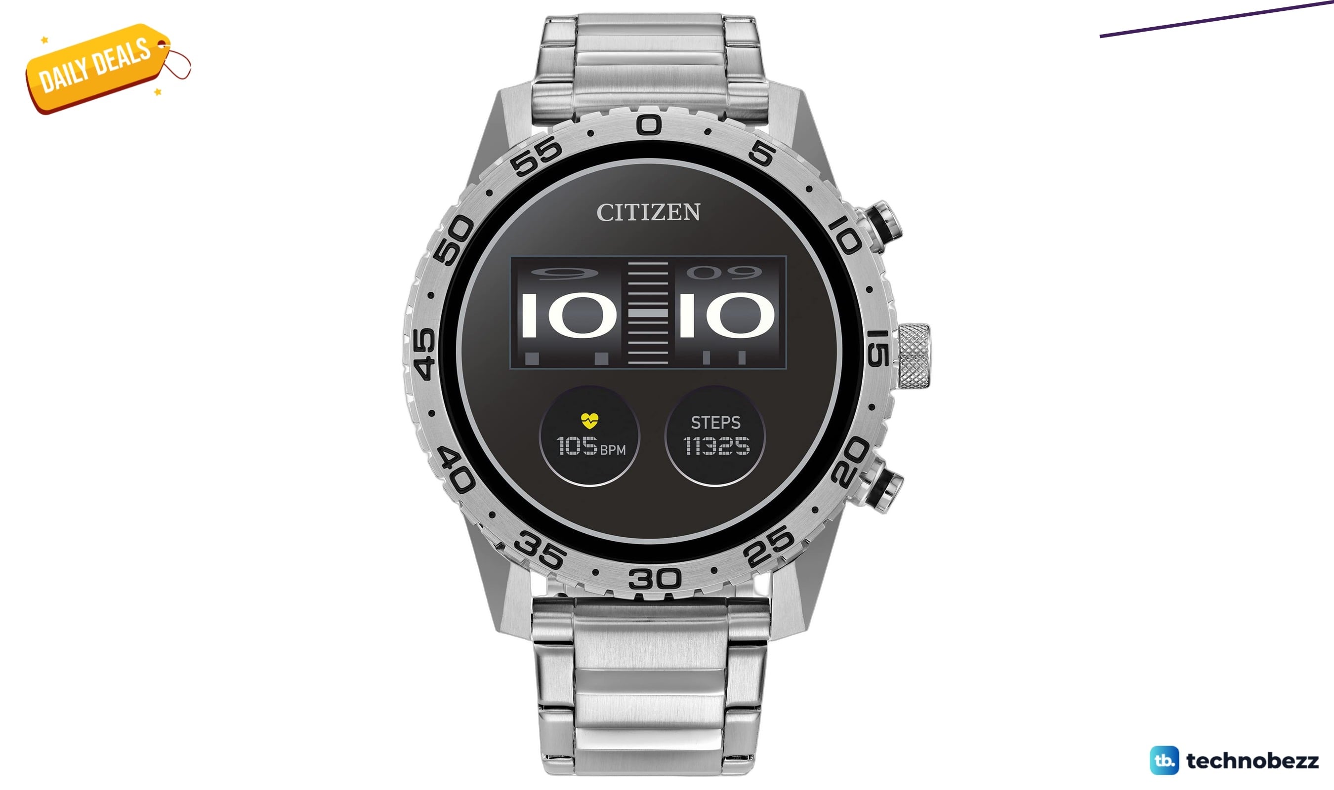 Citizen CZ Smart PQ2 44MM Sport Smartwatch drops to $171.54 on Amazon