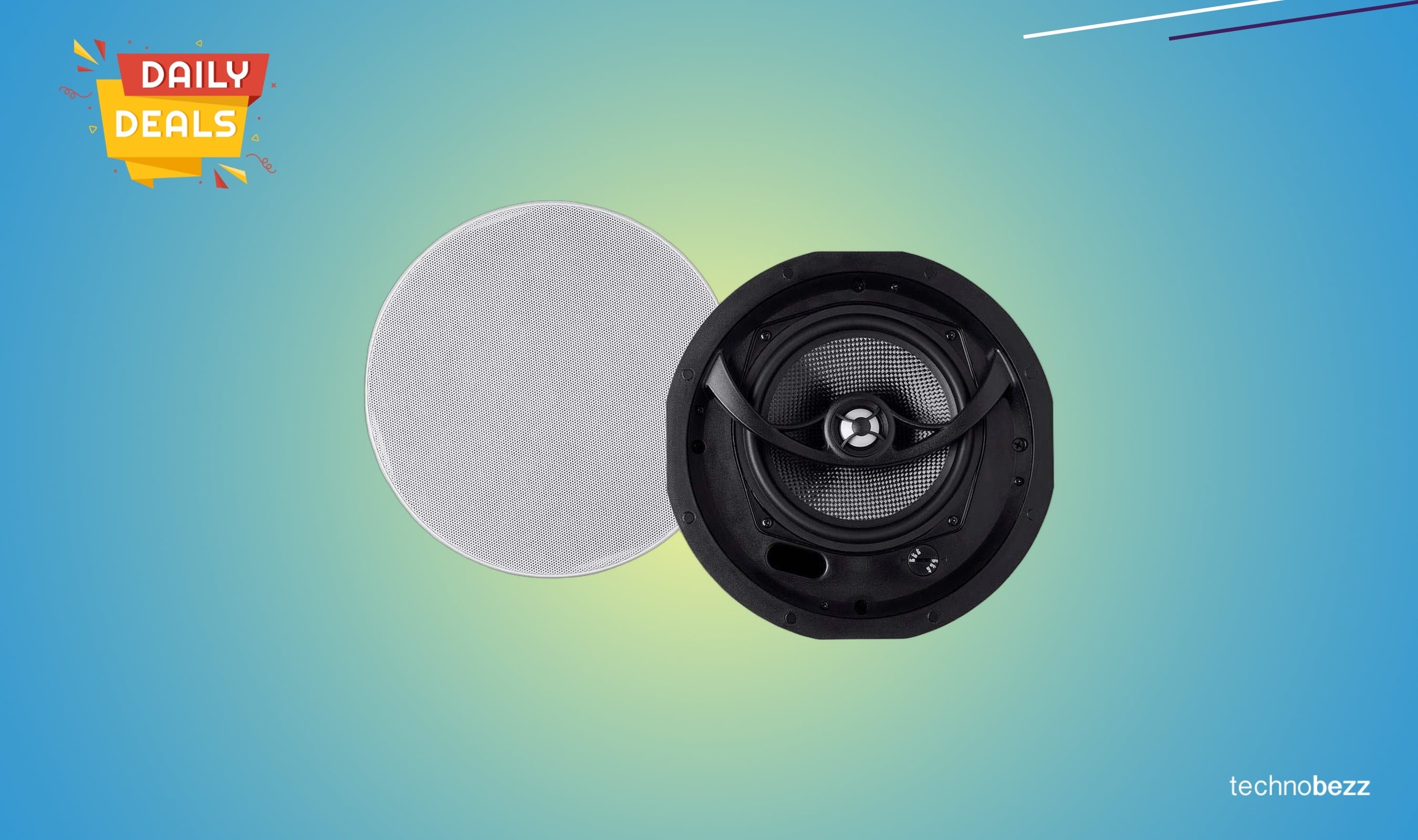 Monoprice Alpha ceiling speakers now available for $105