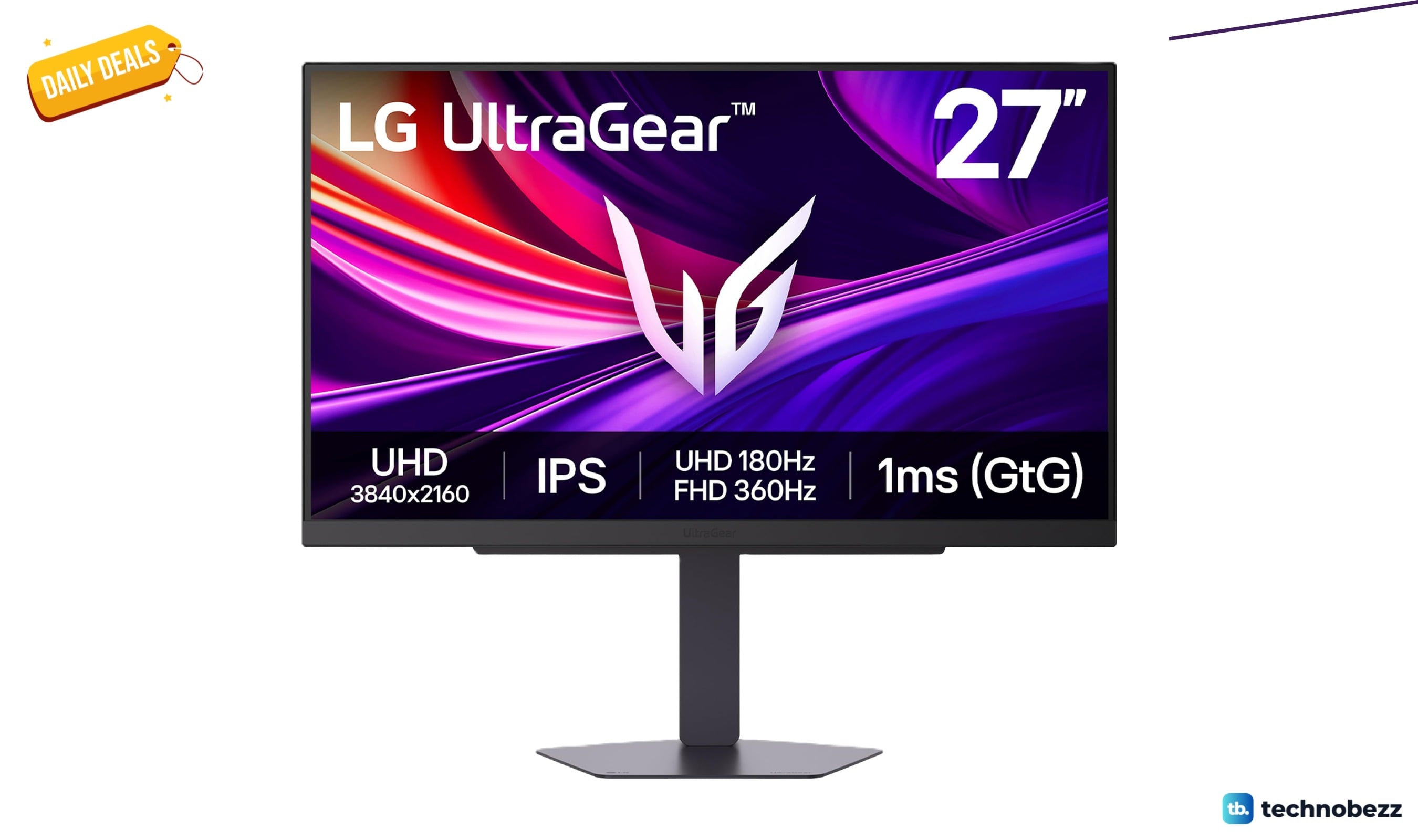 LG 27G810A-B Ultragear 4K UHD IPS Gaming monitor drops to $339.99