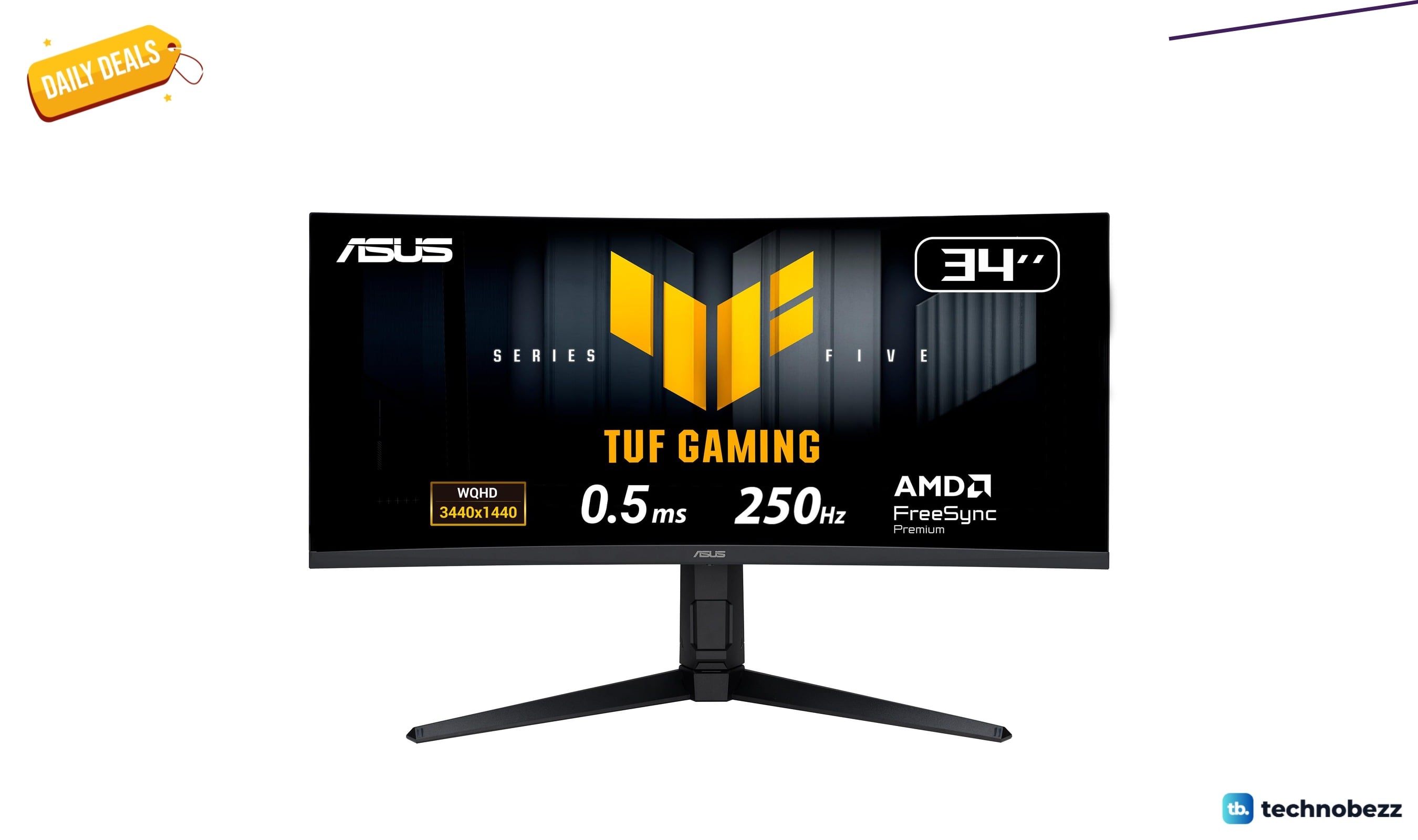 ASUS TUF Gaming 34 inch 1440P Ultrawide Curved hits new low at $284