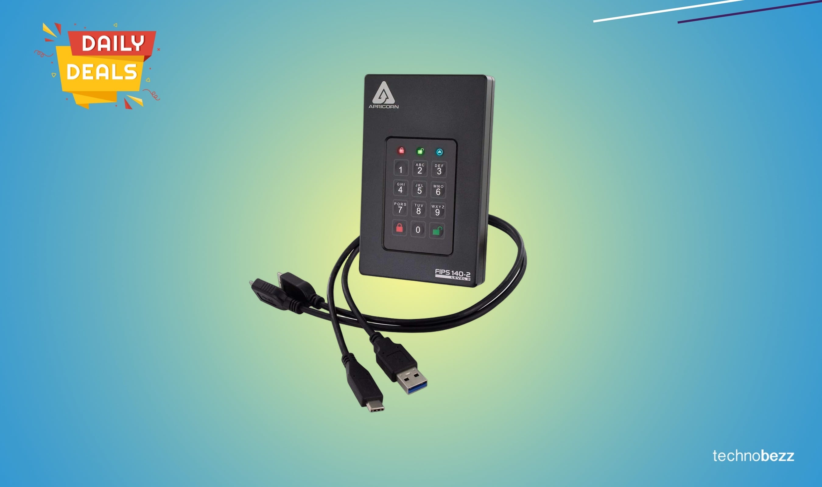 Apricorn Aegis Fortress L3 FIPS drive price drops to $7768.17