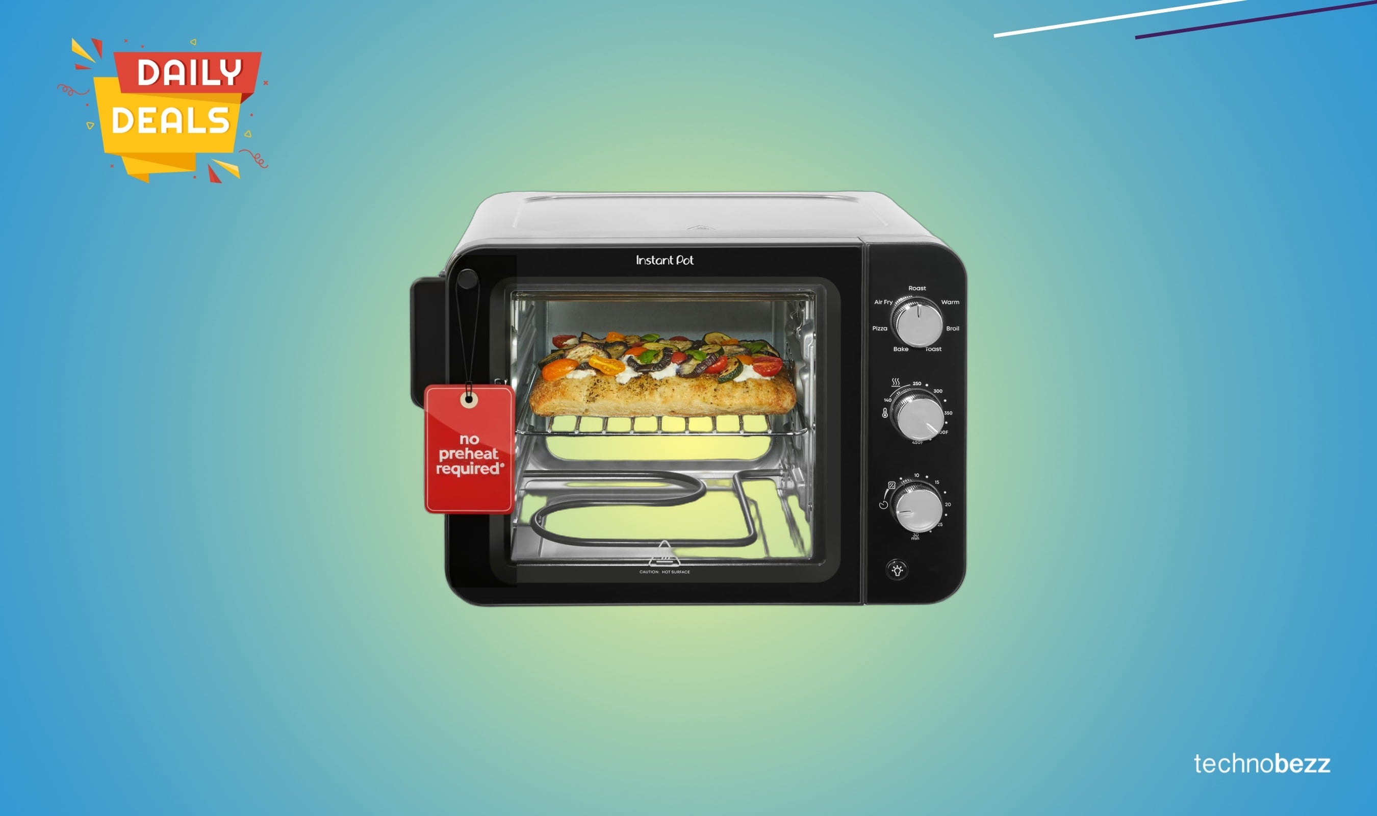 Instant Pot No Preheat Required 4-Slice Air drops to $75.99