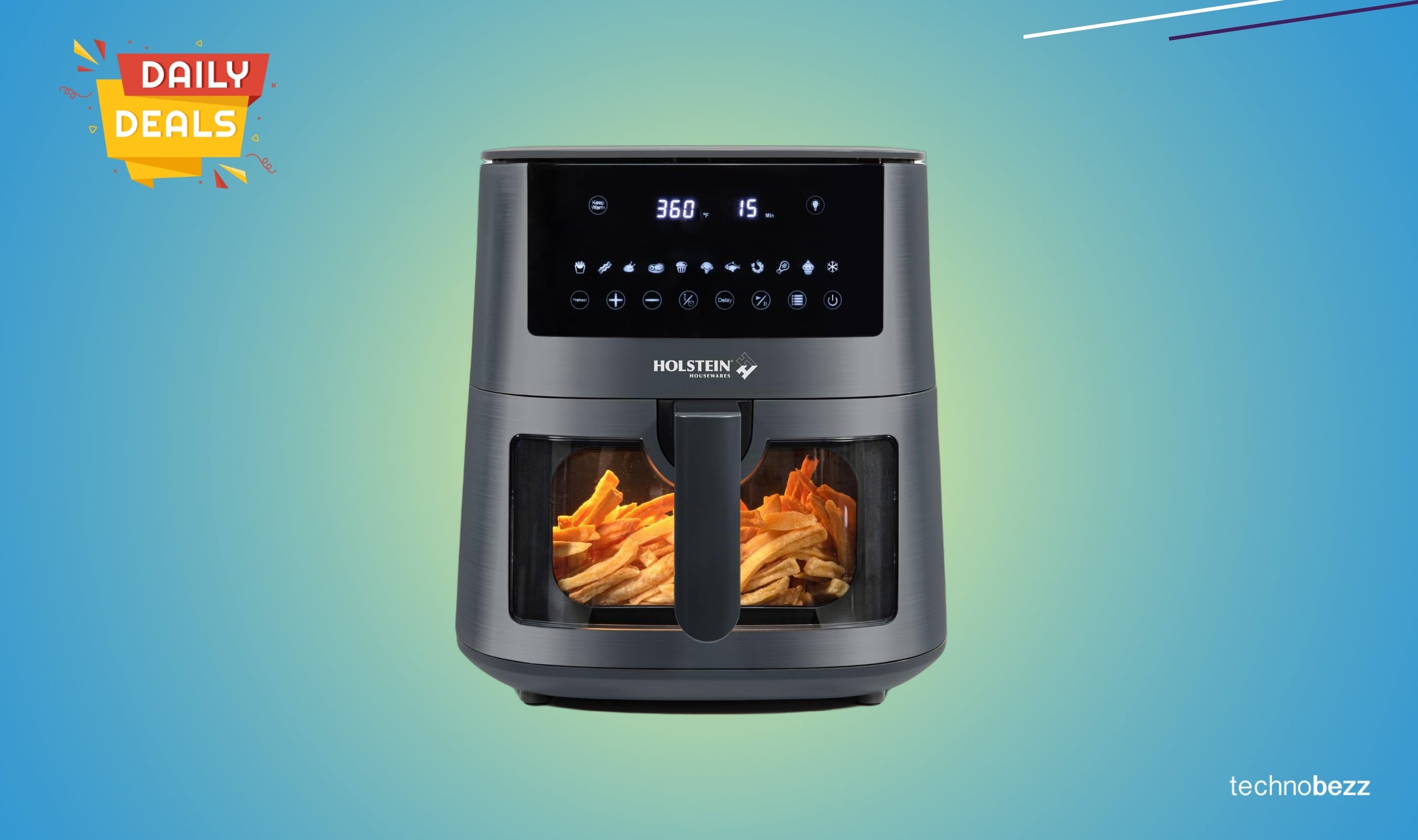 Holstein Housewares 7.6QT Digital Air Fryer drops to $107.99