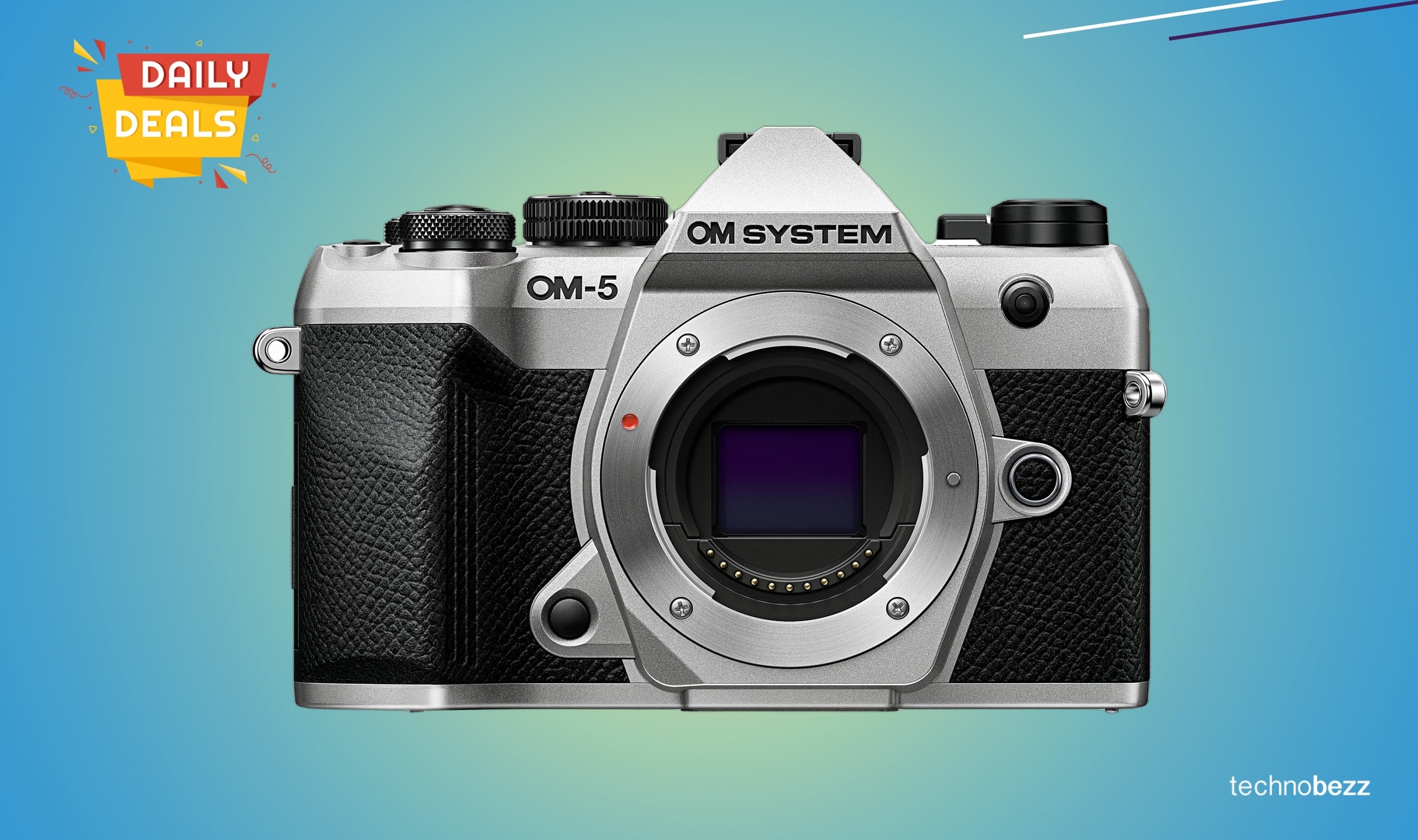 OM SYSTEM OM-5 Mark II Body Silver drops to $1049.99 at Amazon