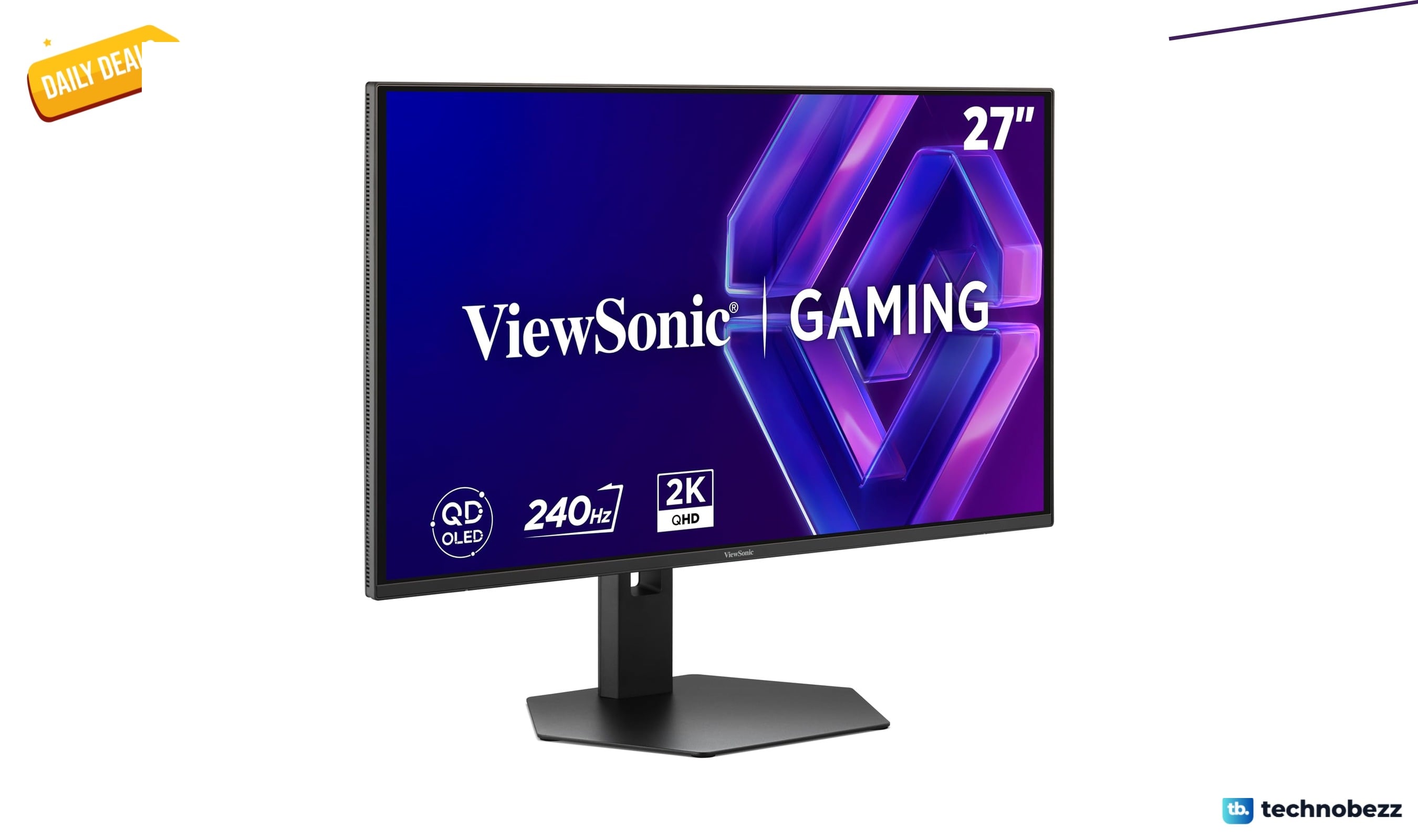 ViewSonic VX2738-2K-OLED 27 1440p Gaming Monitor drops to $379.99