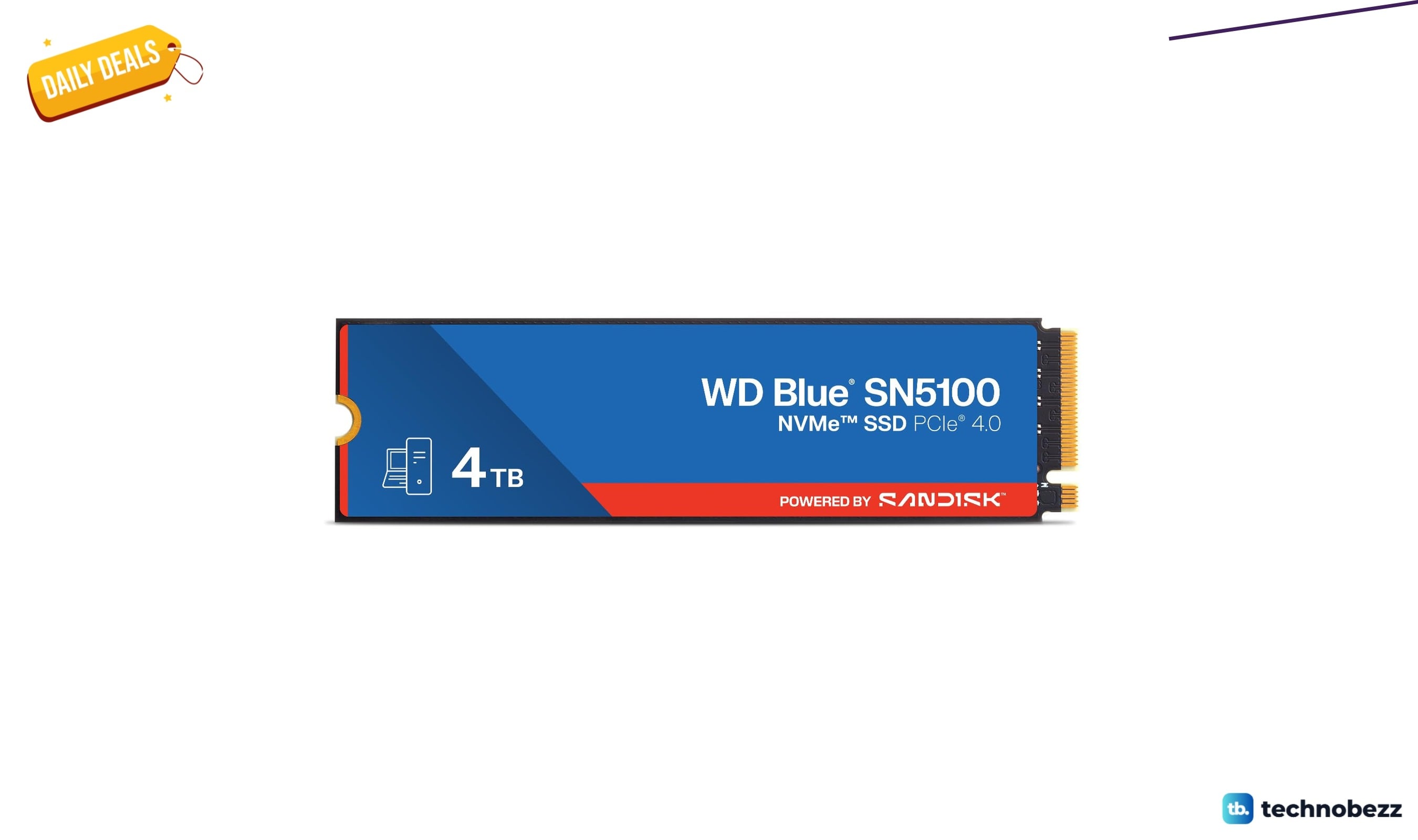 WD Blue SN5100 4TB NVMe SSD drops to $779.99 on Amazon