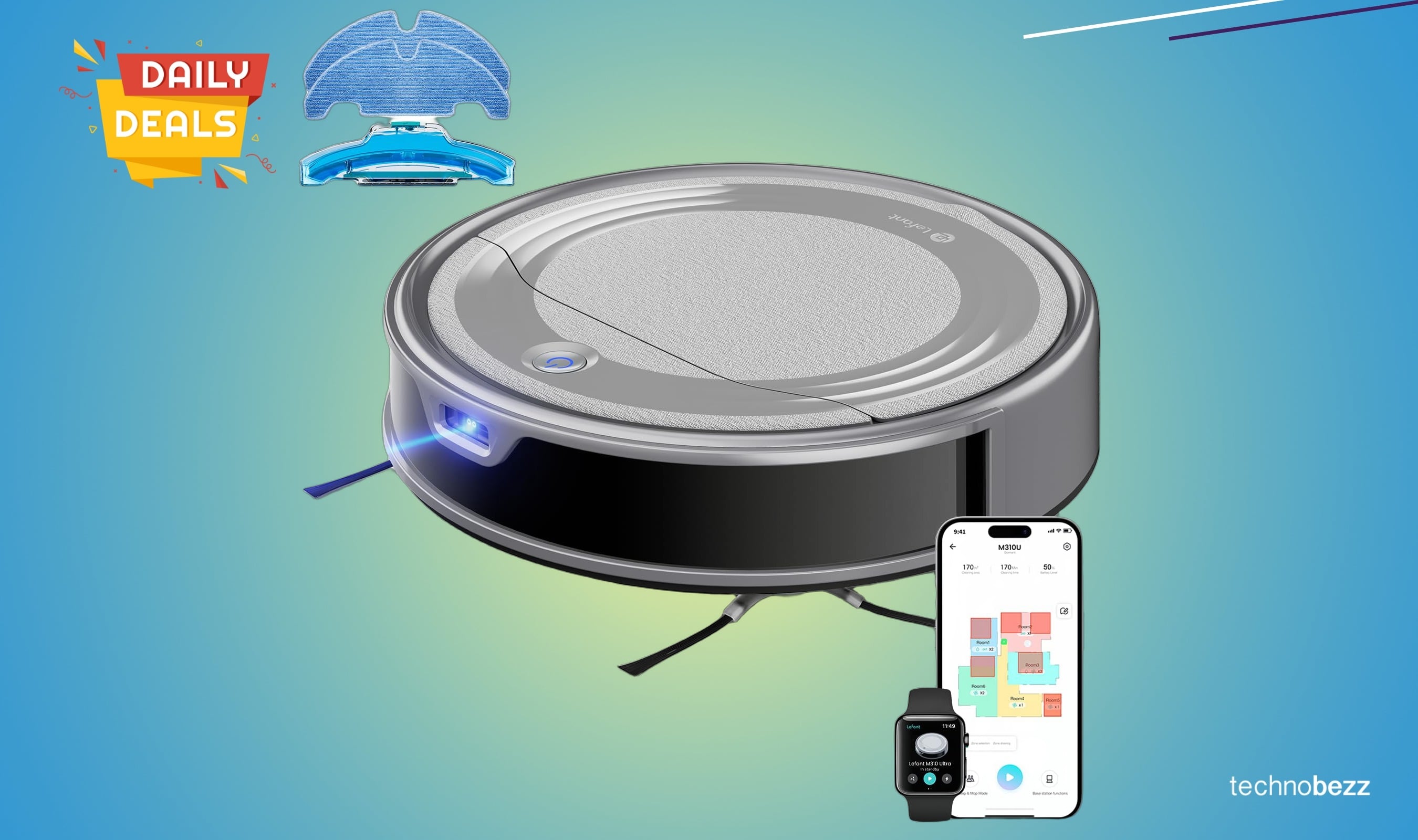Lefant M310 Ultra Robot Vacuum Mop drops to $109.99 on Amazon