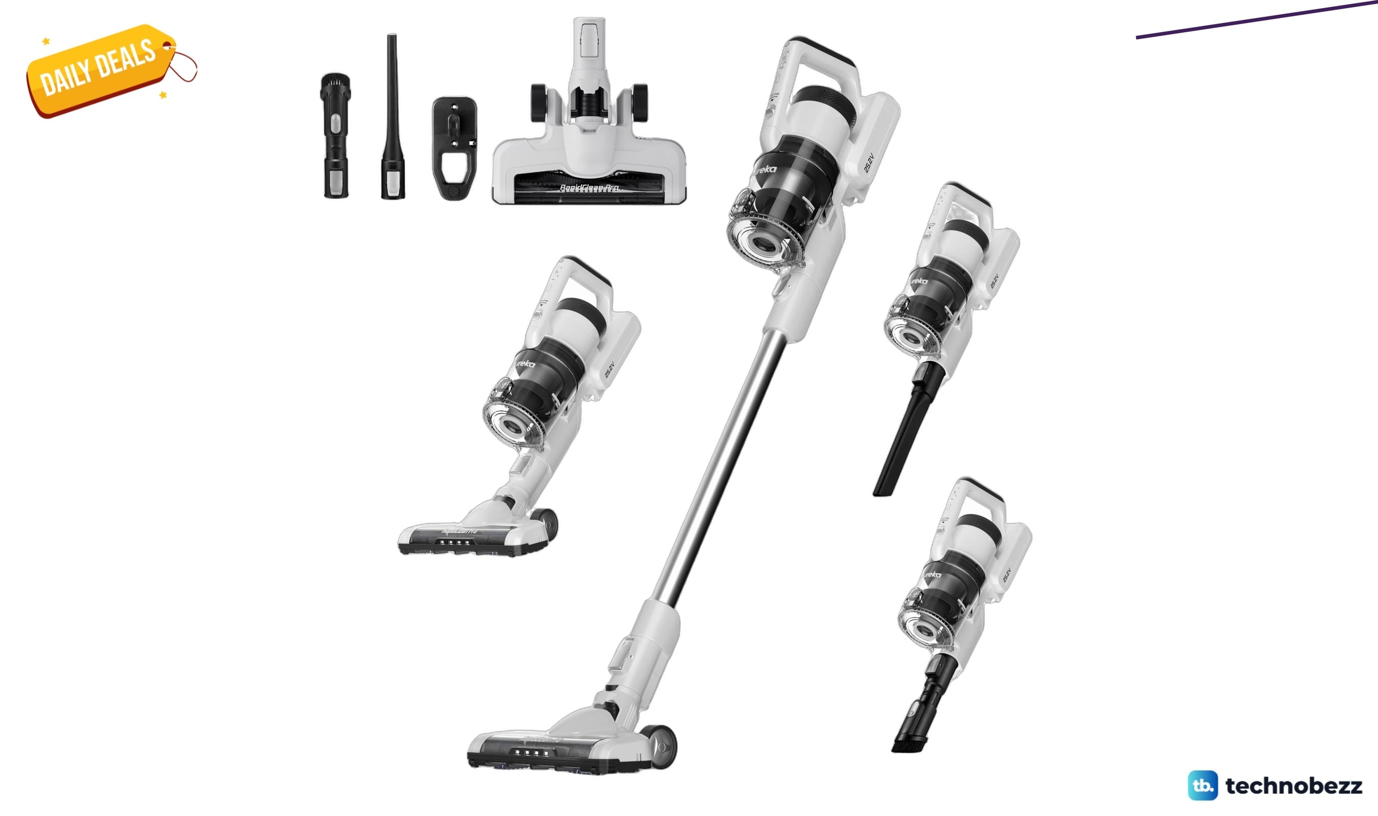 Eureka Cordless Vacuum Cleaner with Anti-Tangle Brushroll drops to $124.98