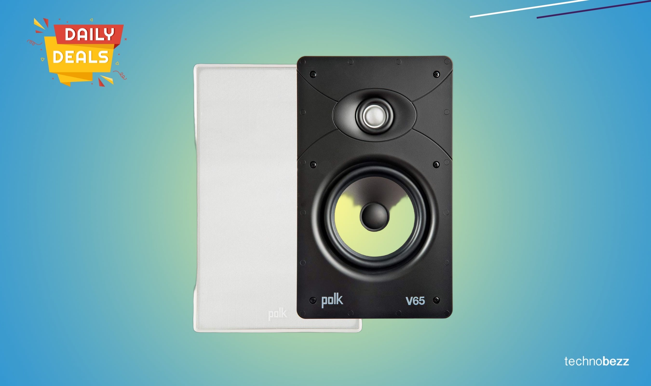 Polk Audio V65 Vanishing in Wall Speaker drops to $225.99