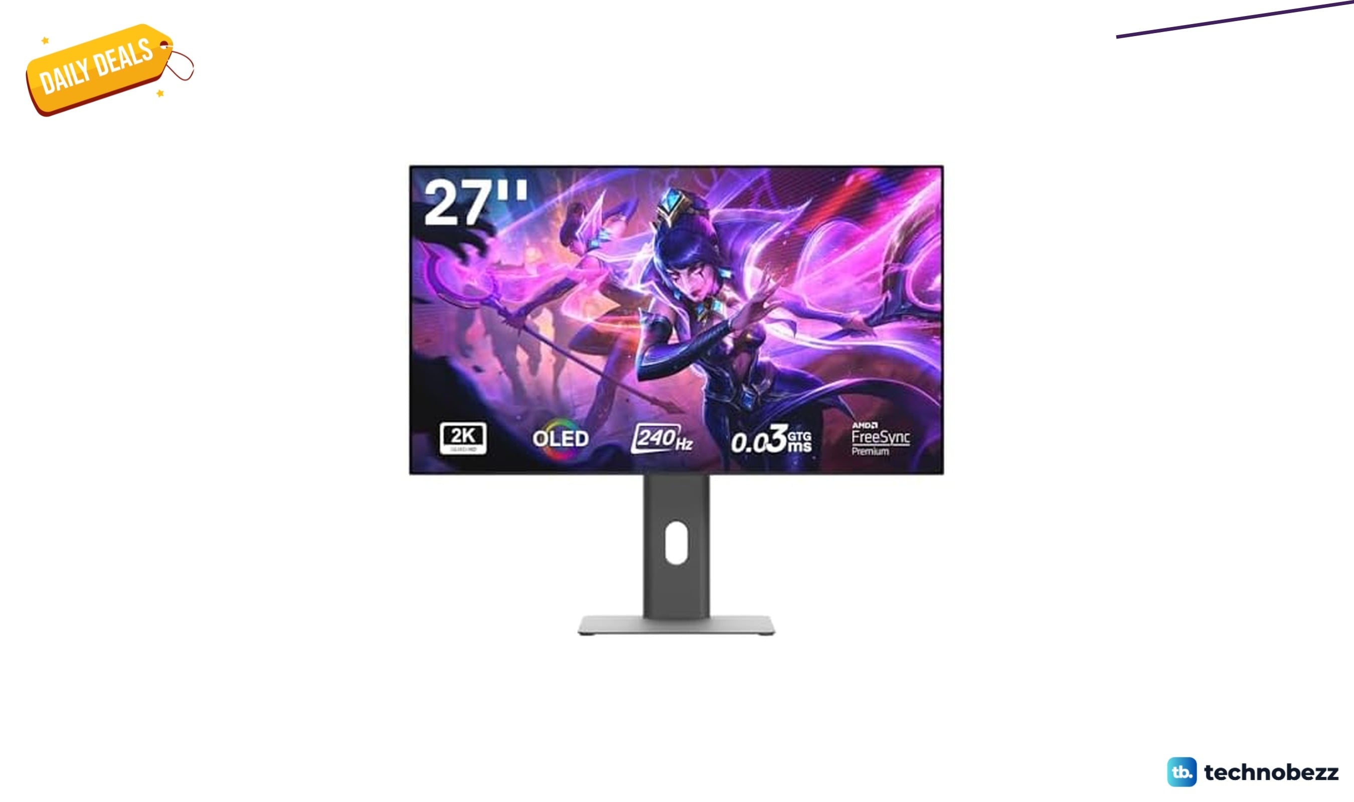 Redragon GM27 OLED flat gaming monitor now available for $499.99 at Woot