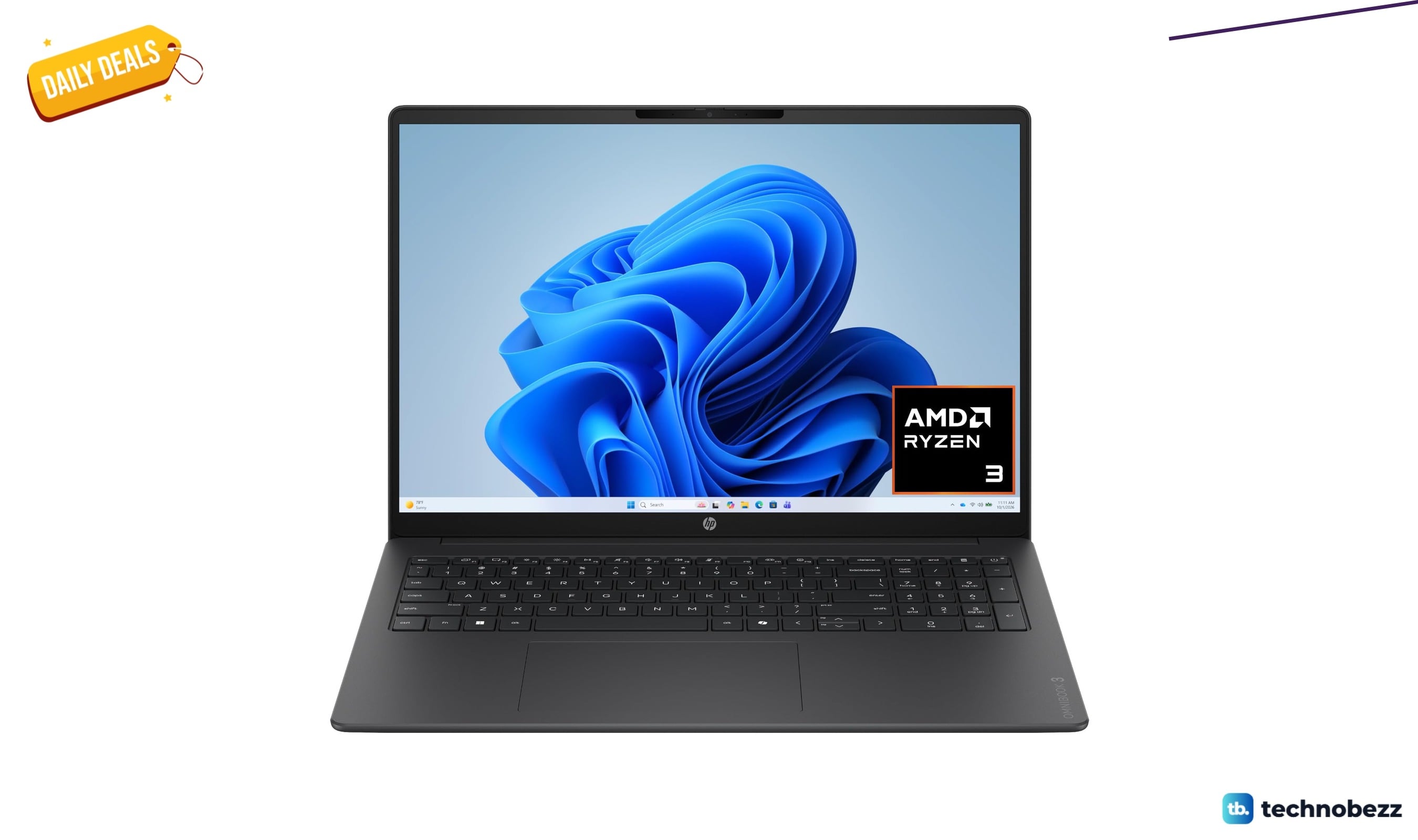 HP OmniBook 3 16 PC with 2K touchscreen drops to $449.99 at Amazon