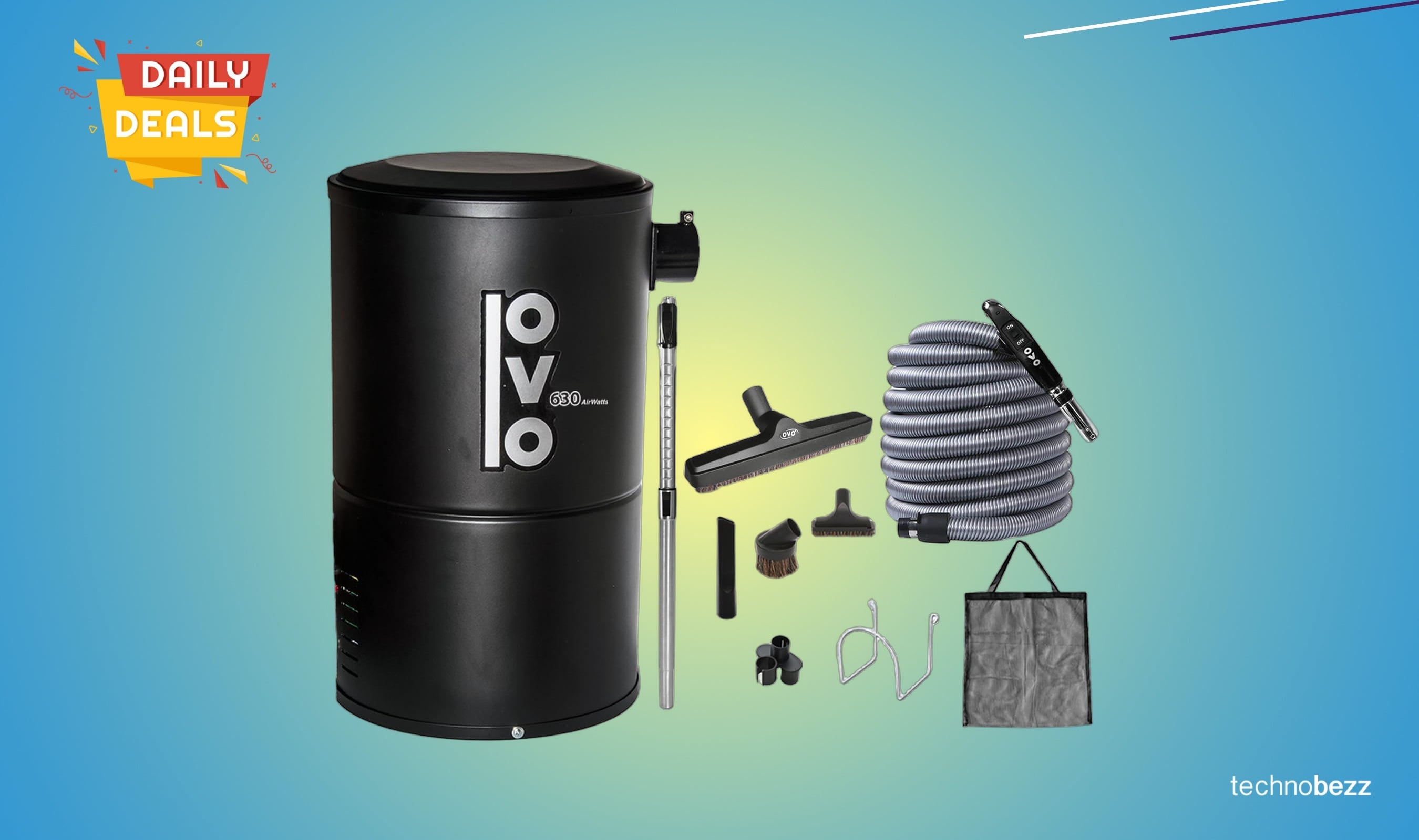 OVO Compact Powerful Central Vacuum System, Condo drops to $474.99