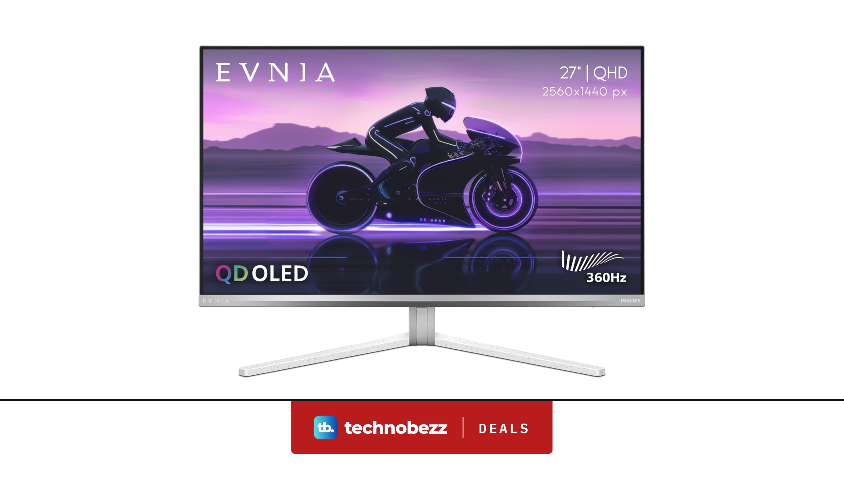 PHILIPS Evnia Gaming Monitor QHD QD OLED now $399.99, down from $436.01