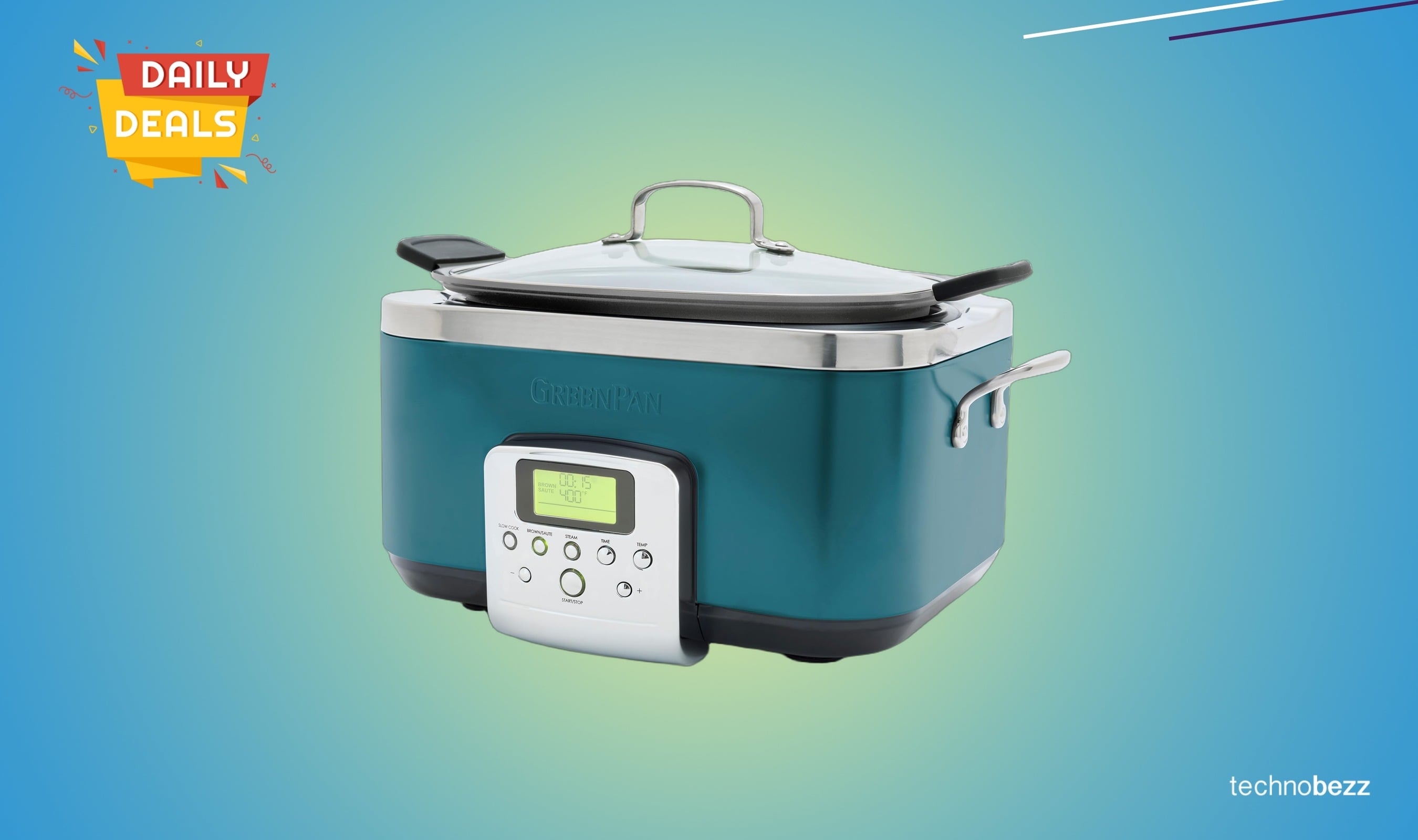 GreenPan Elite 8-in-1 Programmable Electric Slow Cooker drops to $220.01