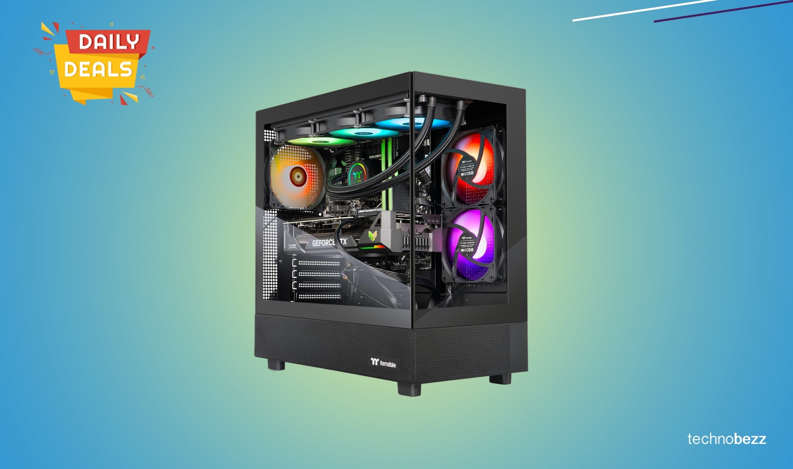 Thermaltake LCGS View 9870T-270 Gaming Desktop drops to $2639.99